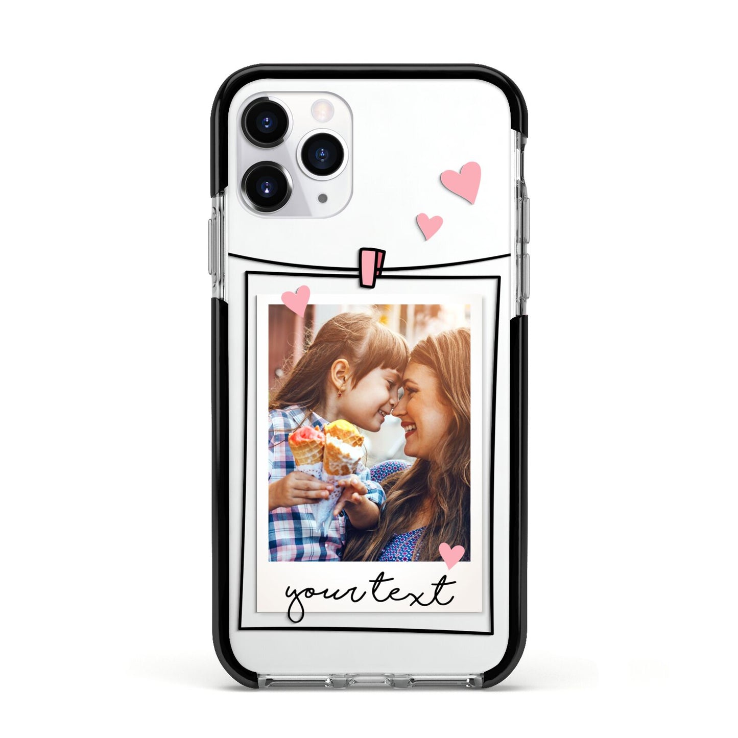 Mother s Day Photo Apple iPhone 11 Pro in Silver with Black Impact Case