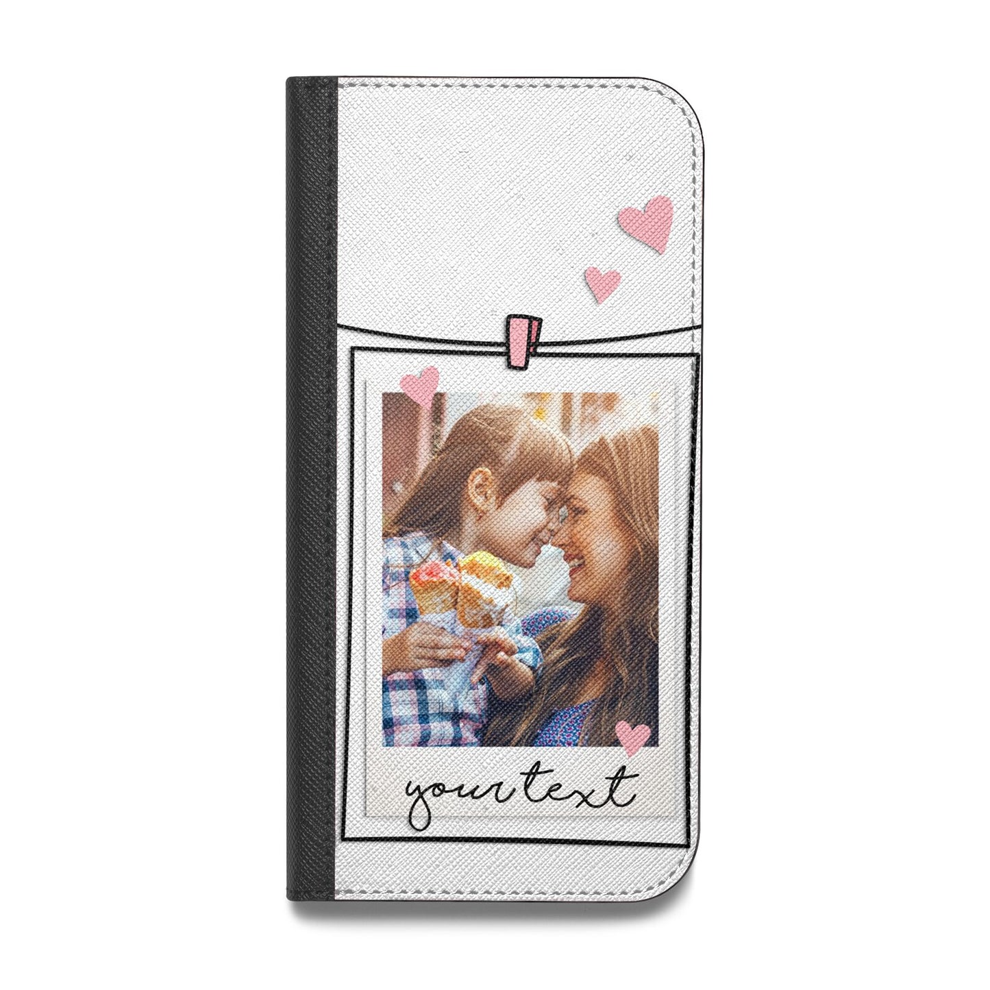 Mother s Day Photo Vegan Leather Flip Samsung Case