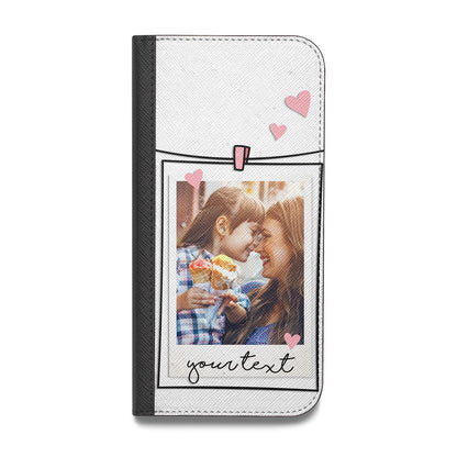 Mother s Day Photo Vegan Leather Flip iPhone Case