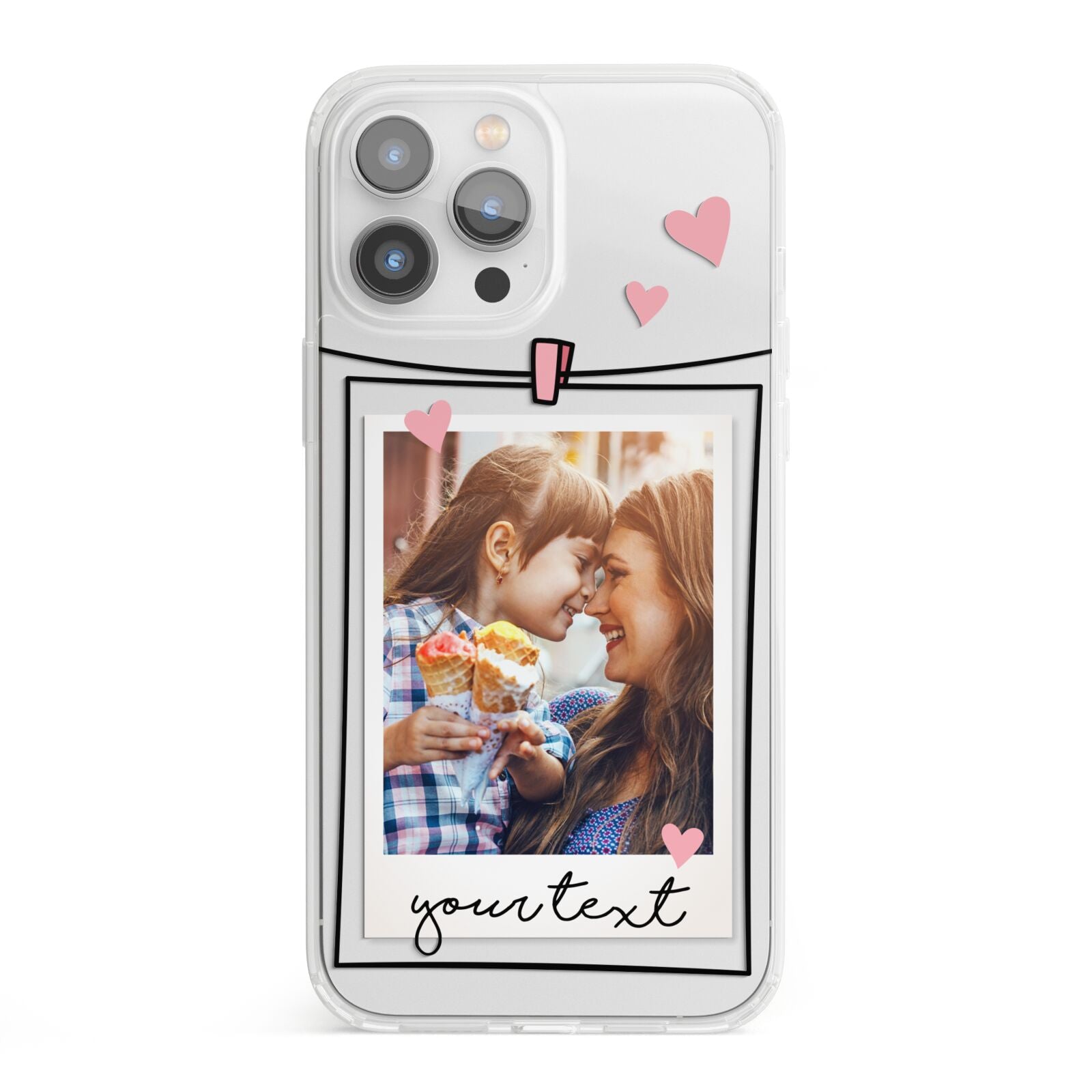 Mother s Day Photo iPhone 13 Pro Max Clear Bumper Case