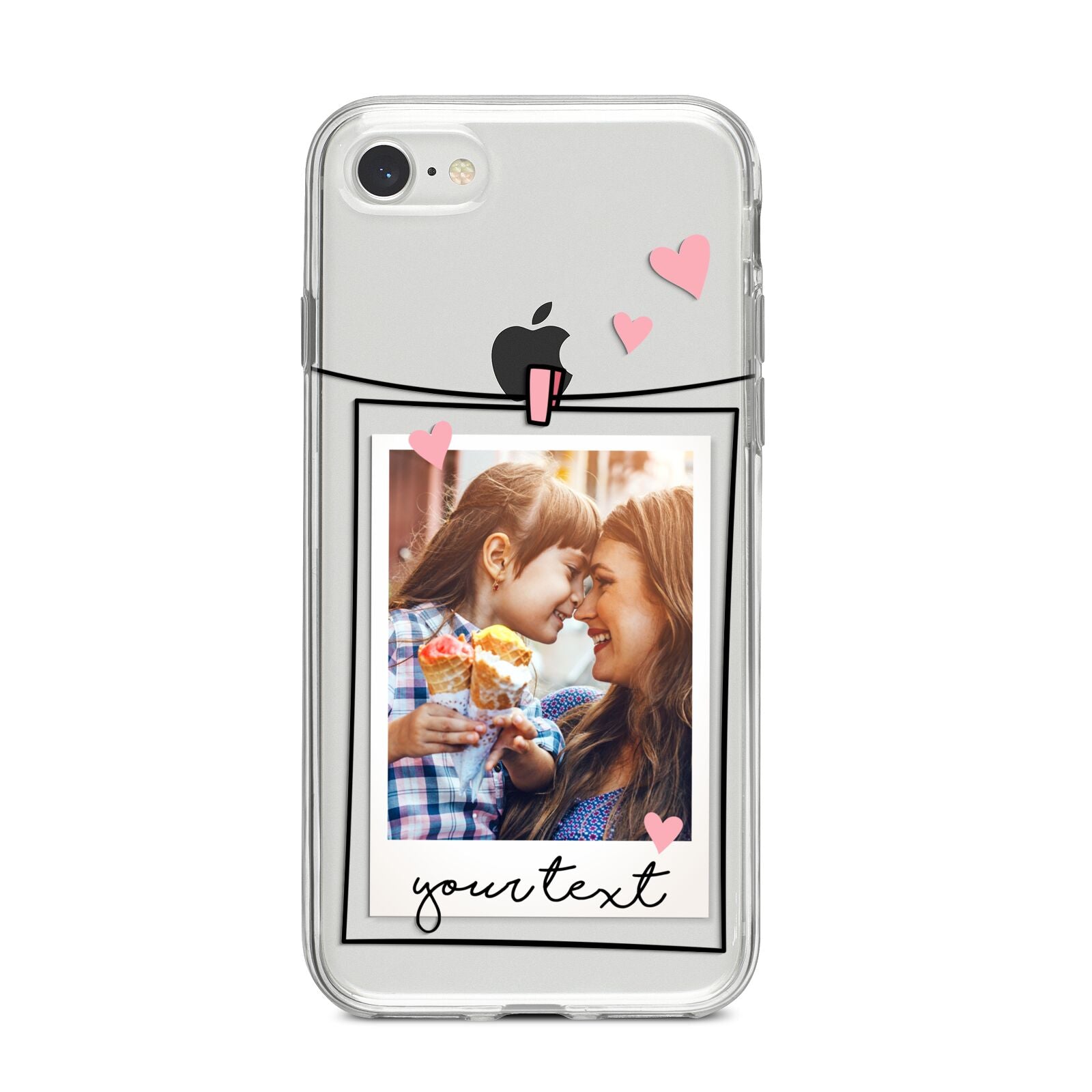 Mother s Day Photo iPhone 8 Bumper Case on Silver iPhone