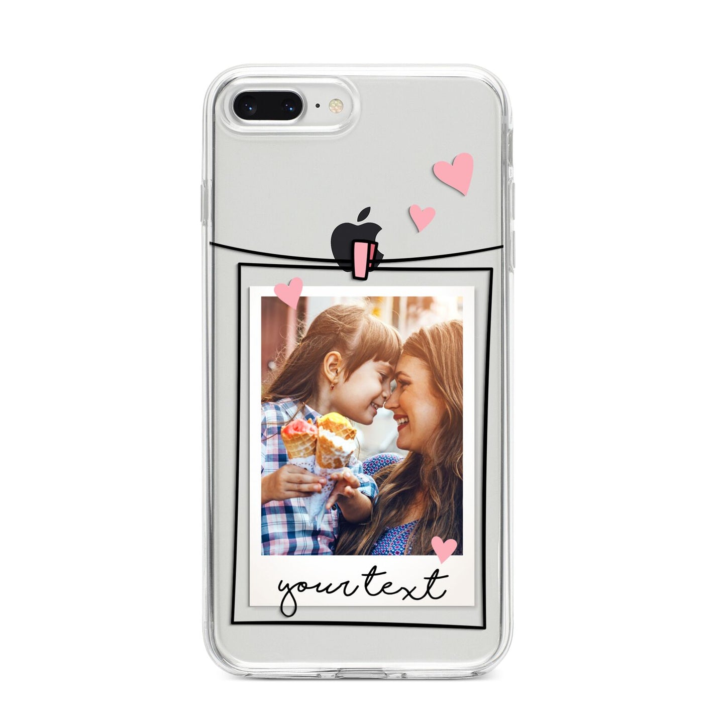Mother s Day Photo iPhone 8 Plus Bumper Case on Silver iPhone