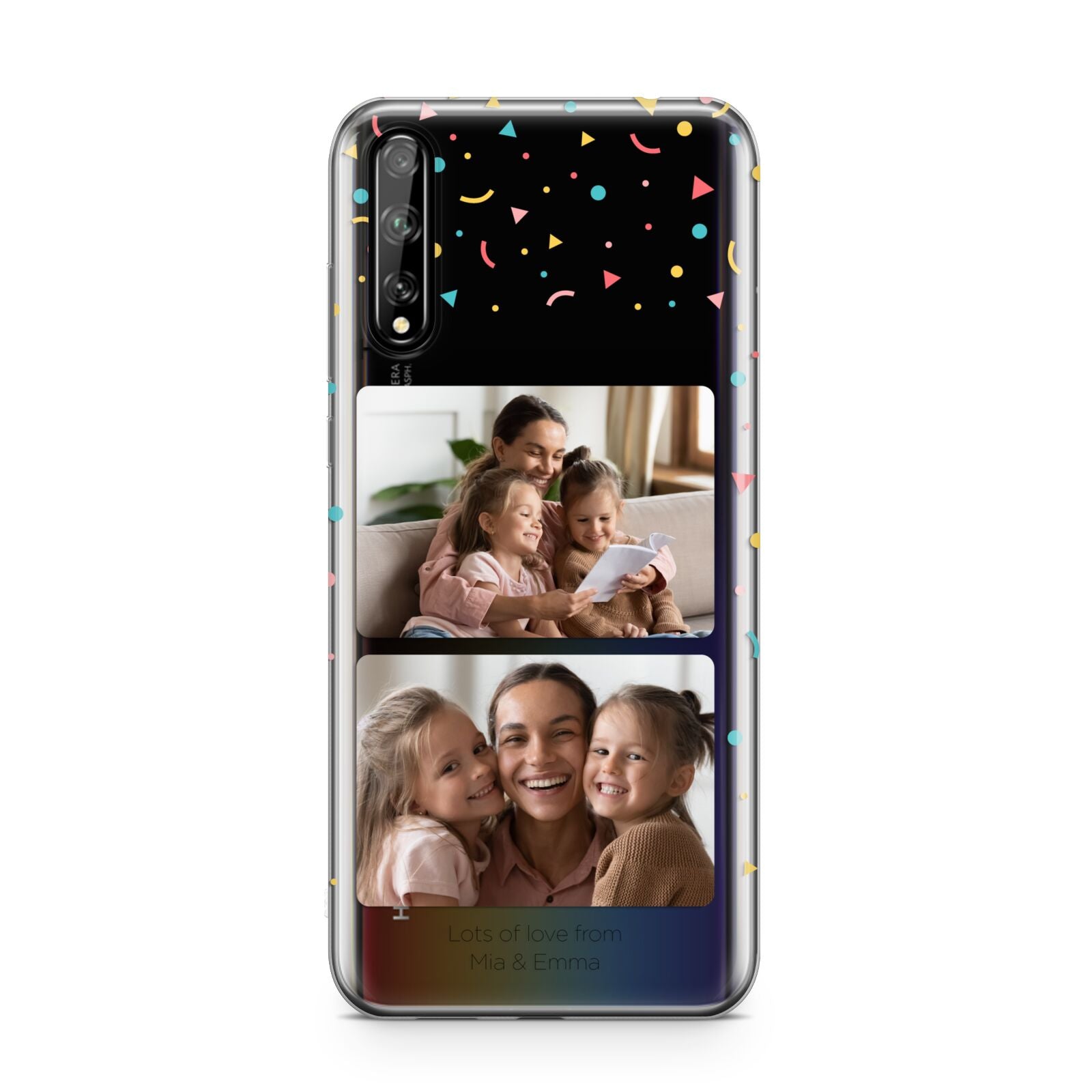 Mothers Day Confetti Photos with Names Huawei Enjoy 10s Phone Case