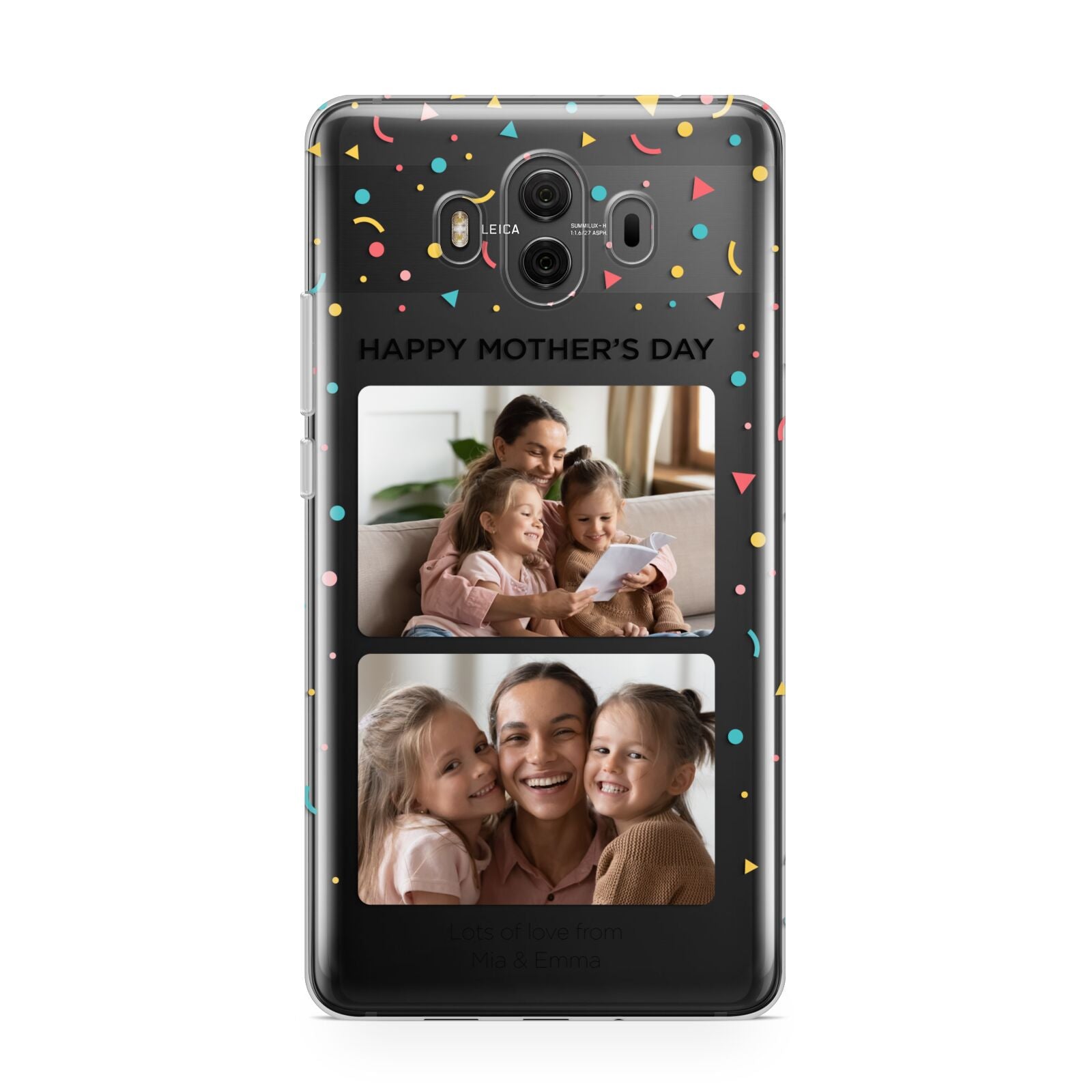 Mothers Day Confetti Photos with Names Huawei Mate 10 Protective Phone Case