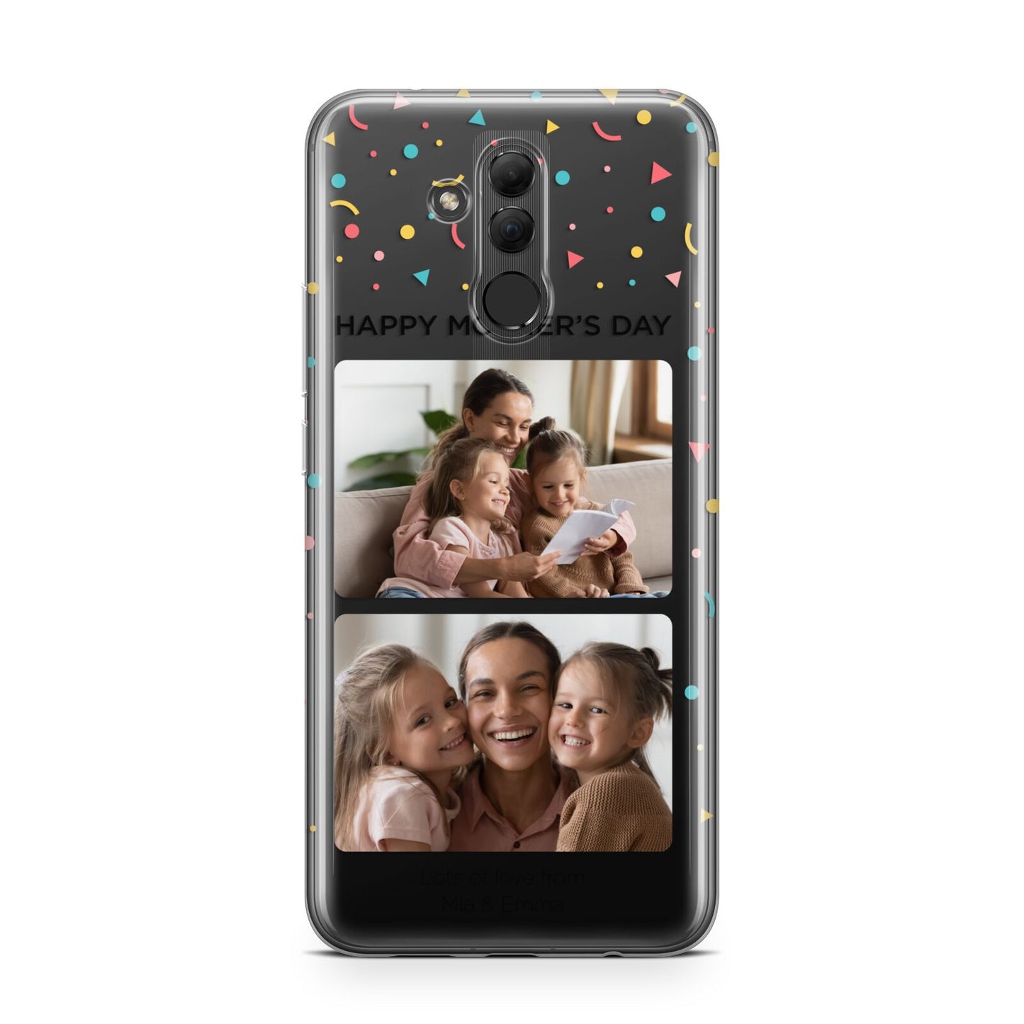 Mothers Day Confetti Photos with Names Huawei Mate 20 Lite