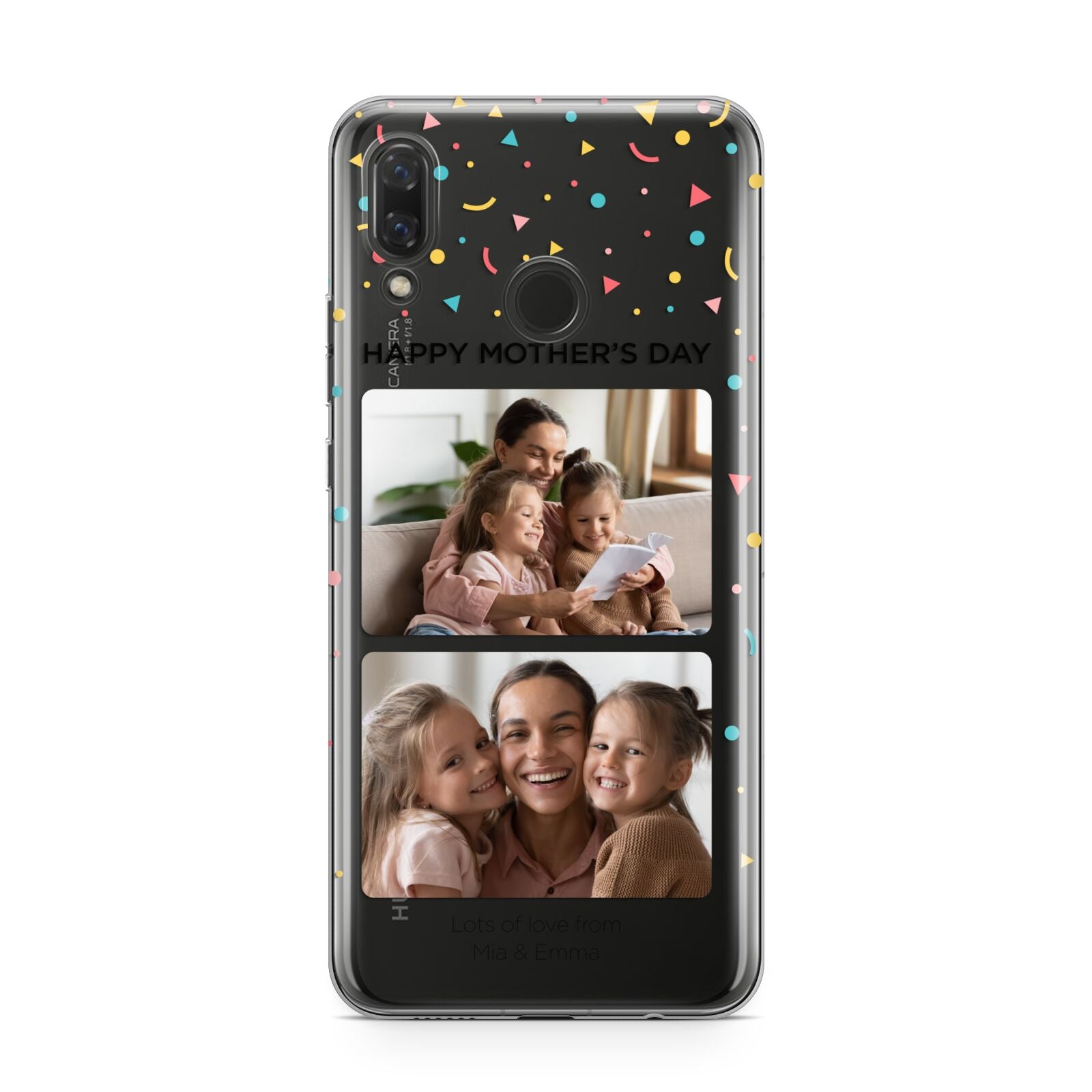 Mothers Day Confetti Photos with Names Huawei Nova 3 Phone Case