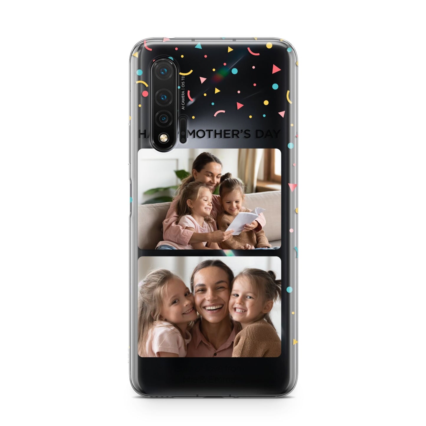 Mothers Day Confetti Photos with Names Huawei Nova 6 Phone Case