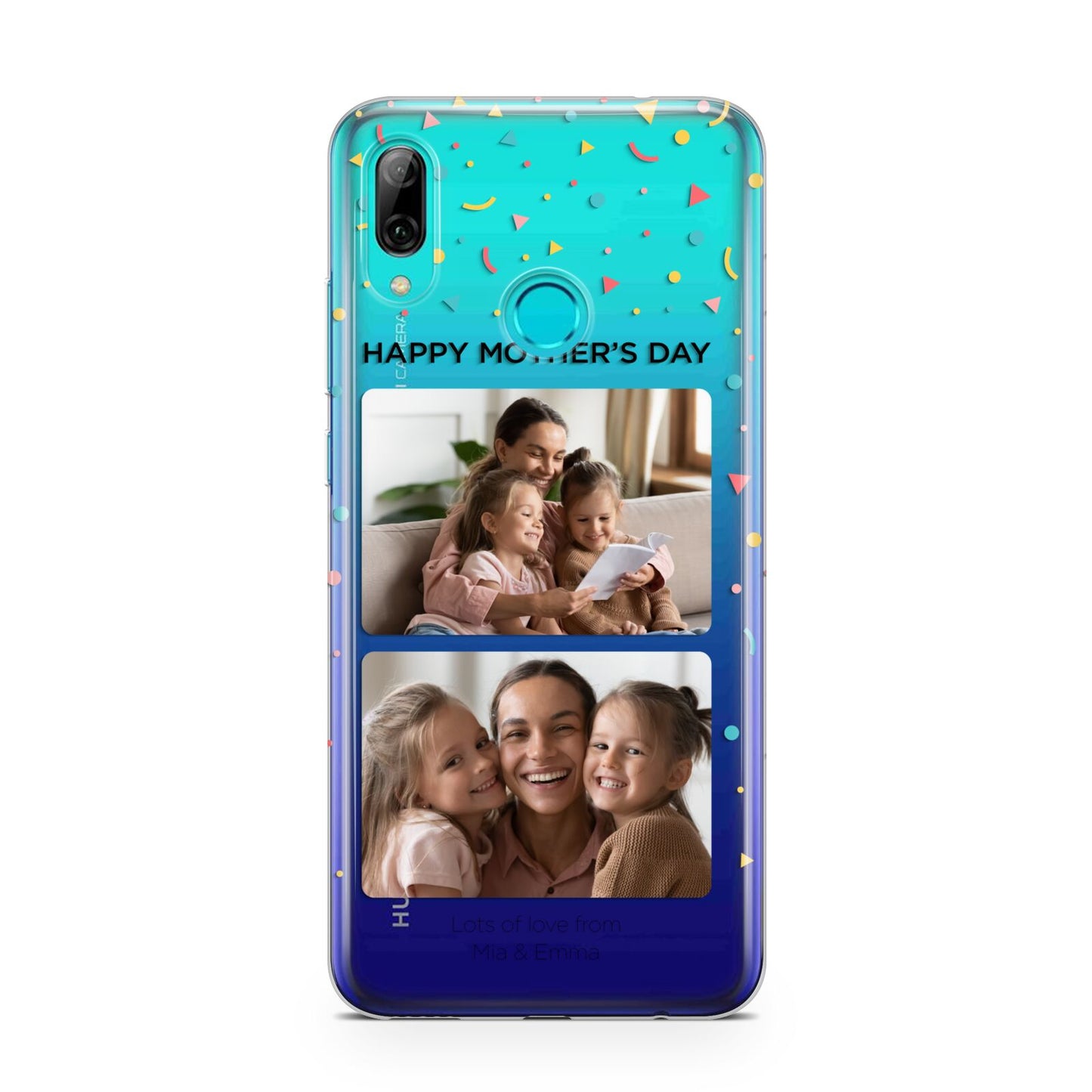 Mothers Day Confetti Photos with Names Huawei P Smart 2019 Case