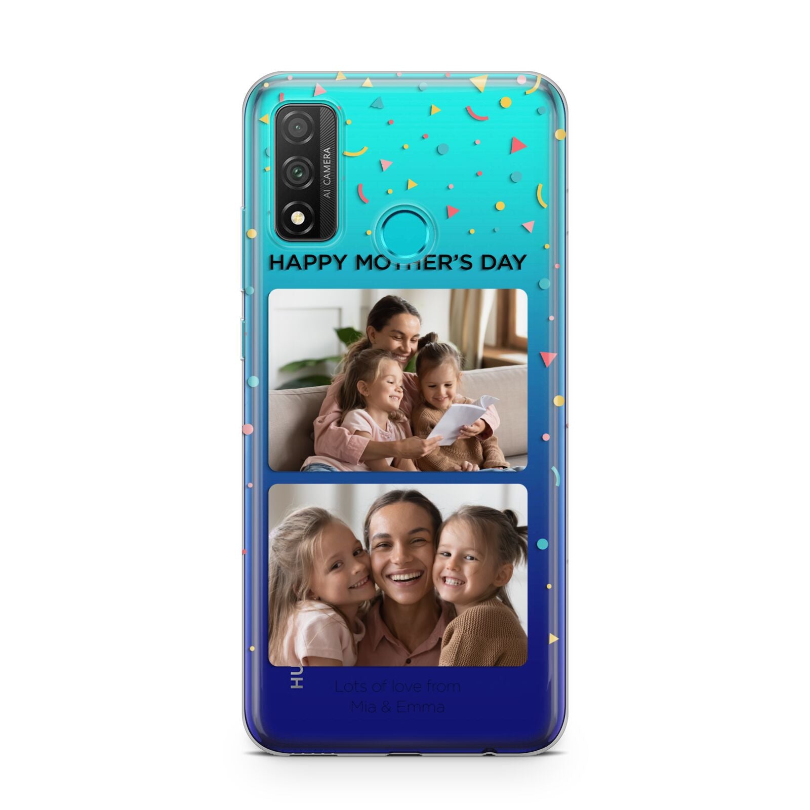 Mothers Day Confetti Photos with Names Huawei P Smart 2020