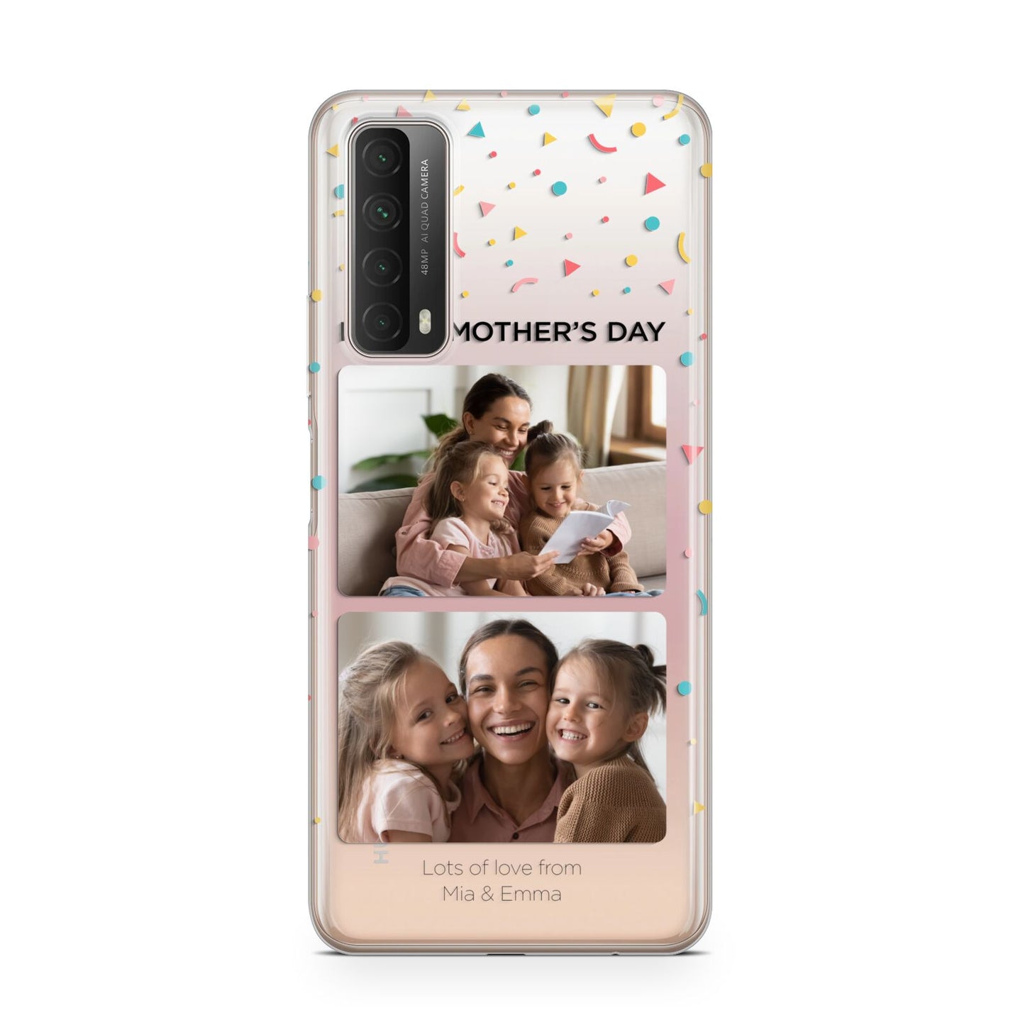 Mothers Day Confetti Photos with Names Huawei P Smart 2021