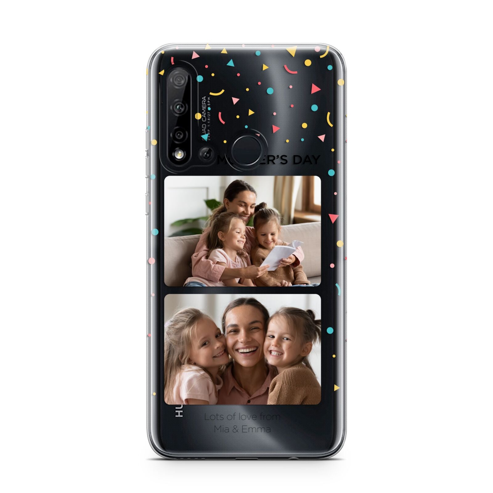 Mothers Day Confetti Photos with Names Huawei P20 Lite 5G Phone Case