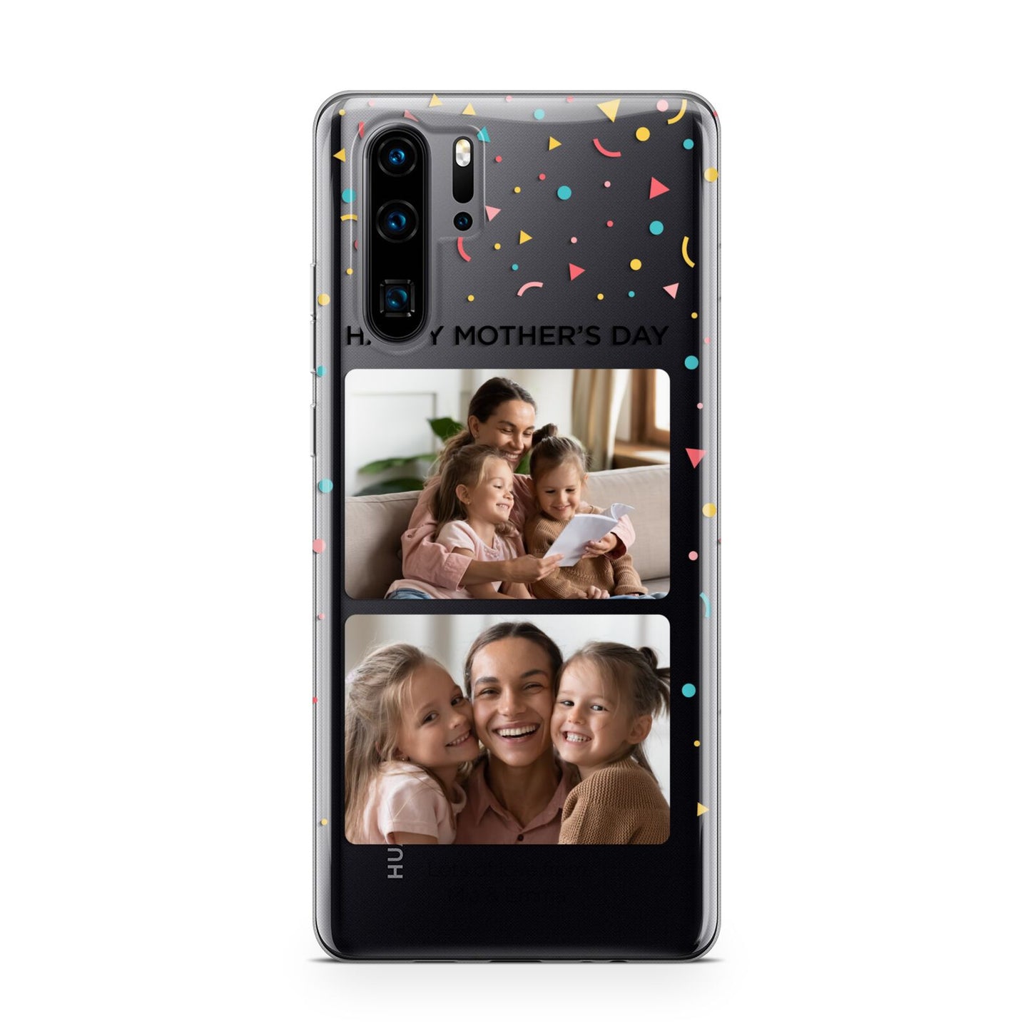 Mothers Day Confetti Photos with Names Huawei P30 Pro Phone Case