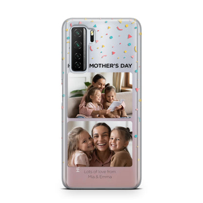 Mothers Day Confetti Photos with Names Huawei P40 Lite 5G Phone Case