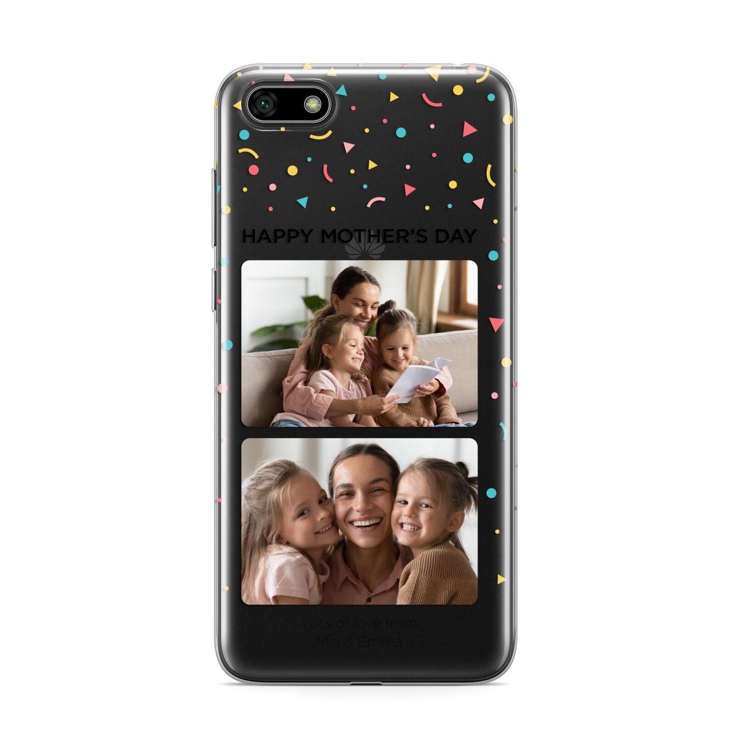 Mothers Day Confetti Photos with Names Huawei Y5 Prime 2018 Phone Case