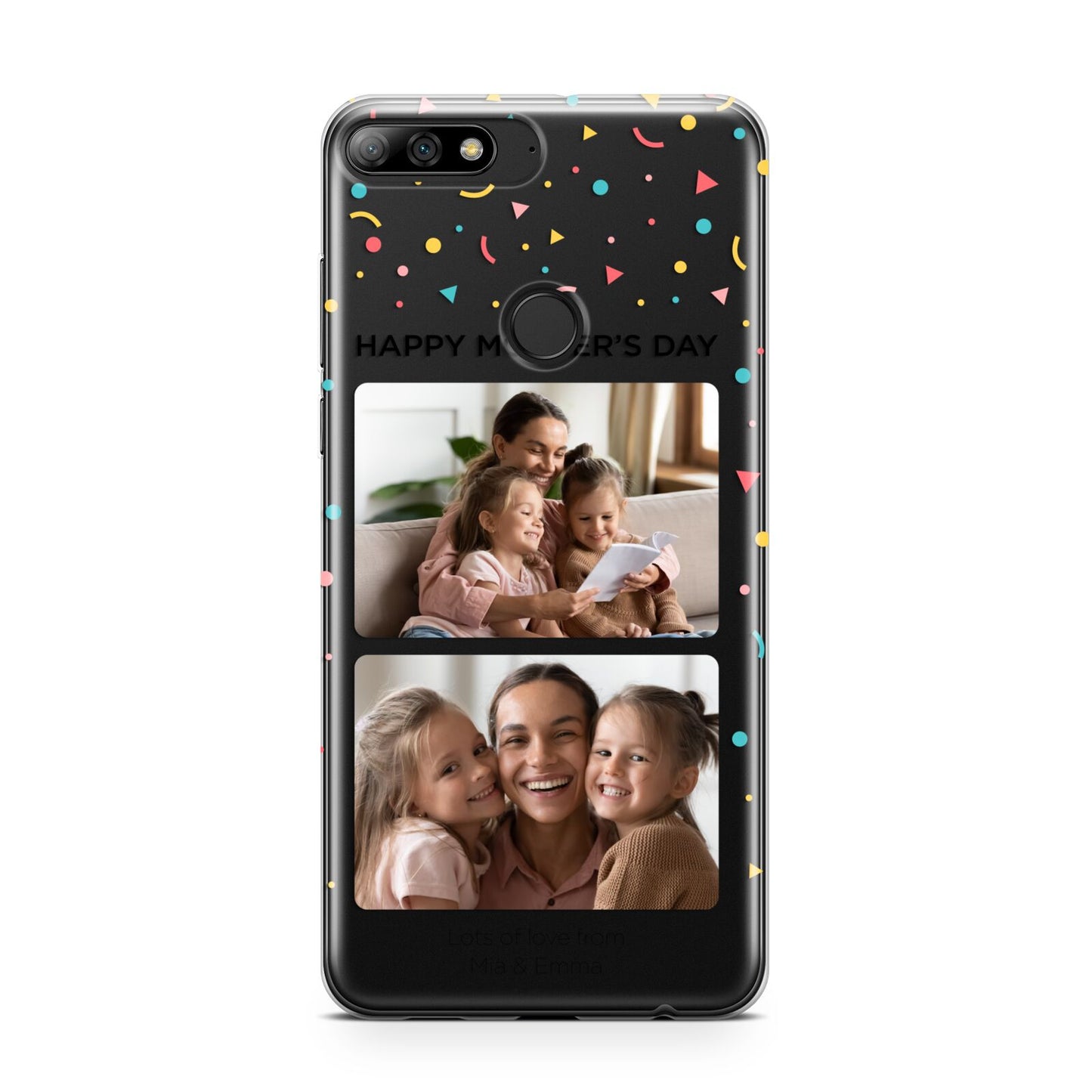 Mothers Day Confetti Photos with Names Huawei Y7 2018