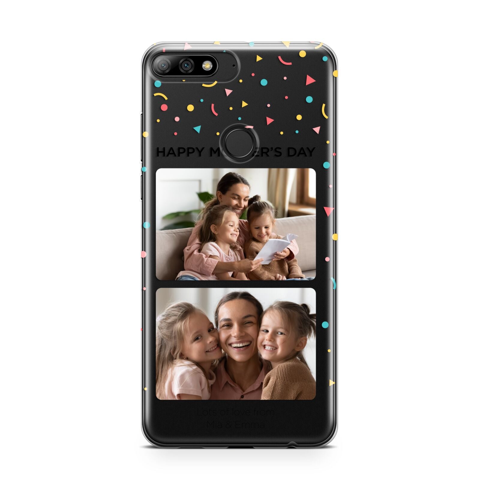 Mothers Day Confetti Photos with Names Huawei Y7 2018