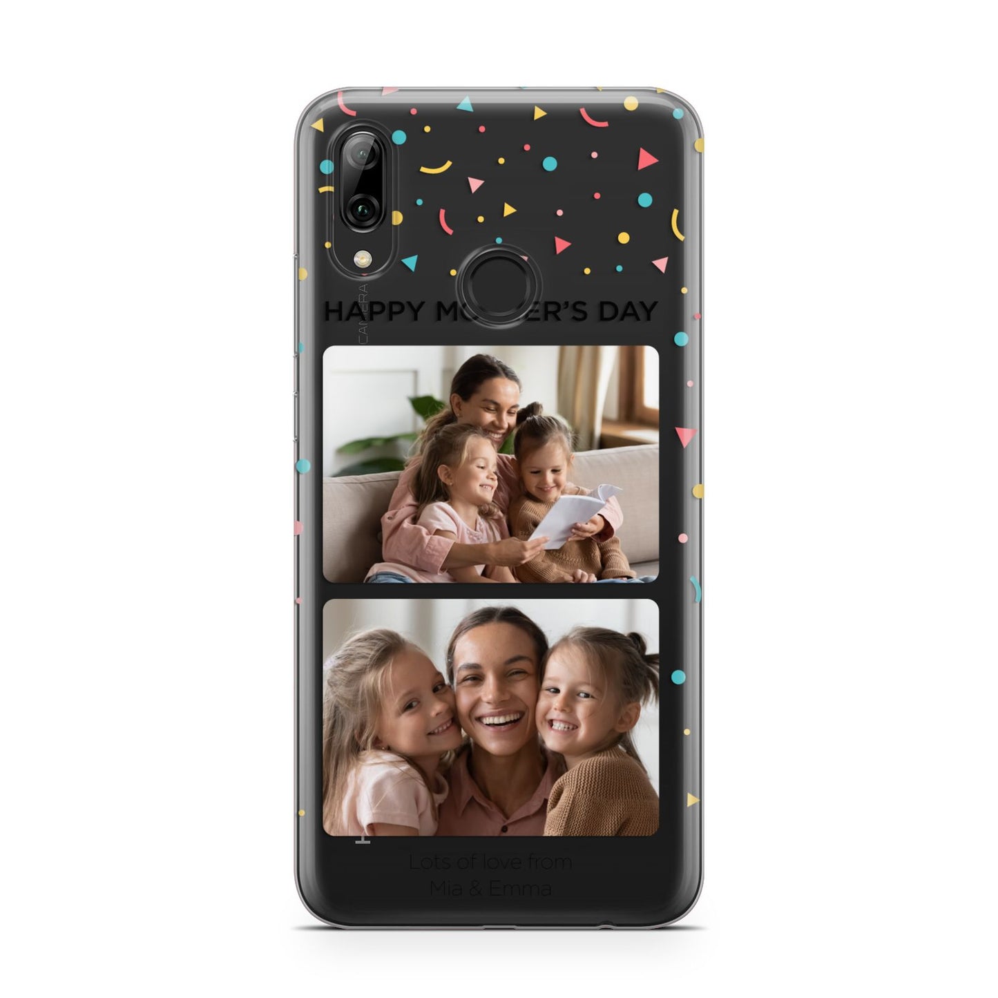 Mothers Day Confetti Photos with Names Huawei Y7 2019