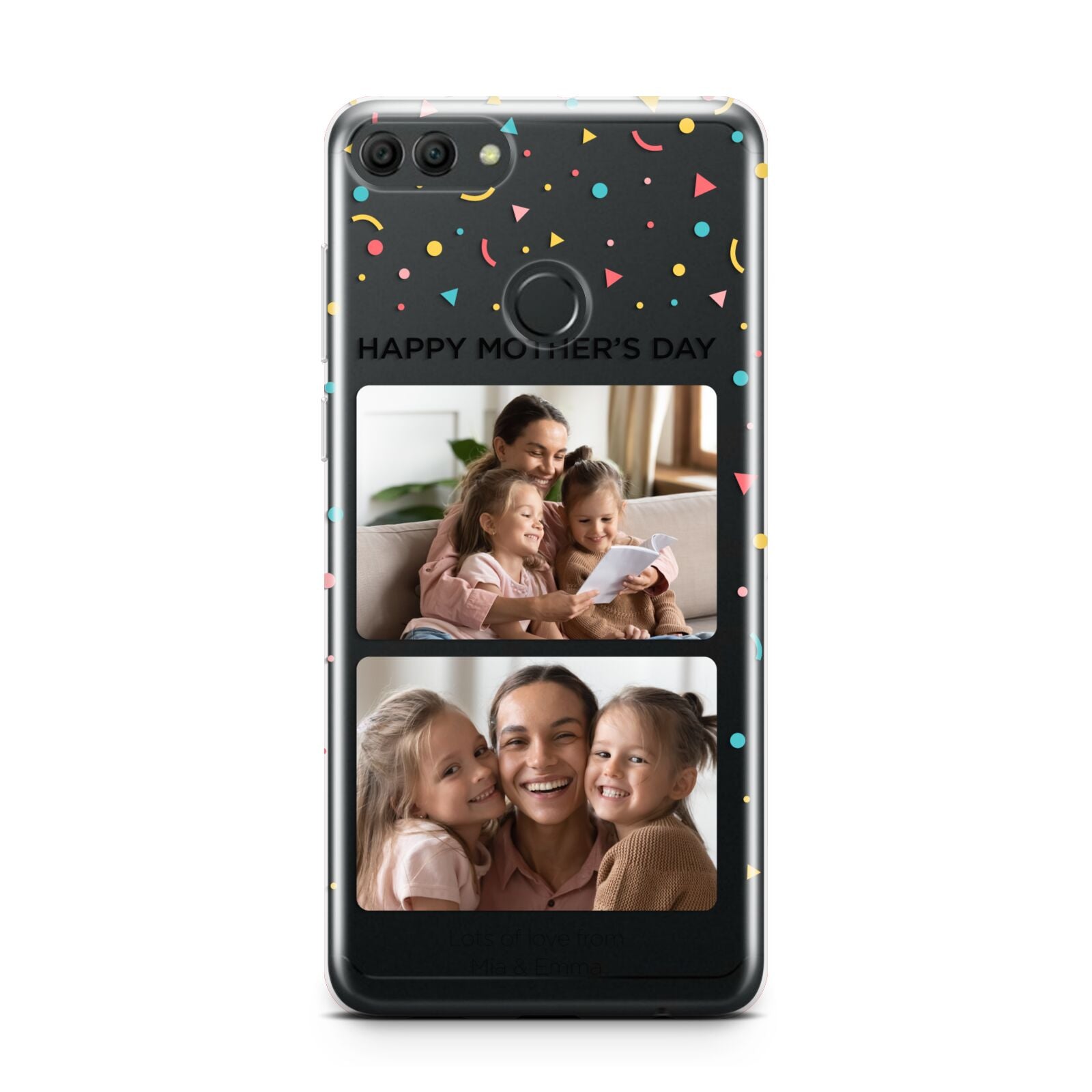 Mothers Day Confetti Photos with Names Huawei Y9 2018