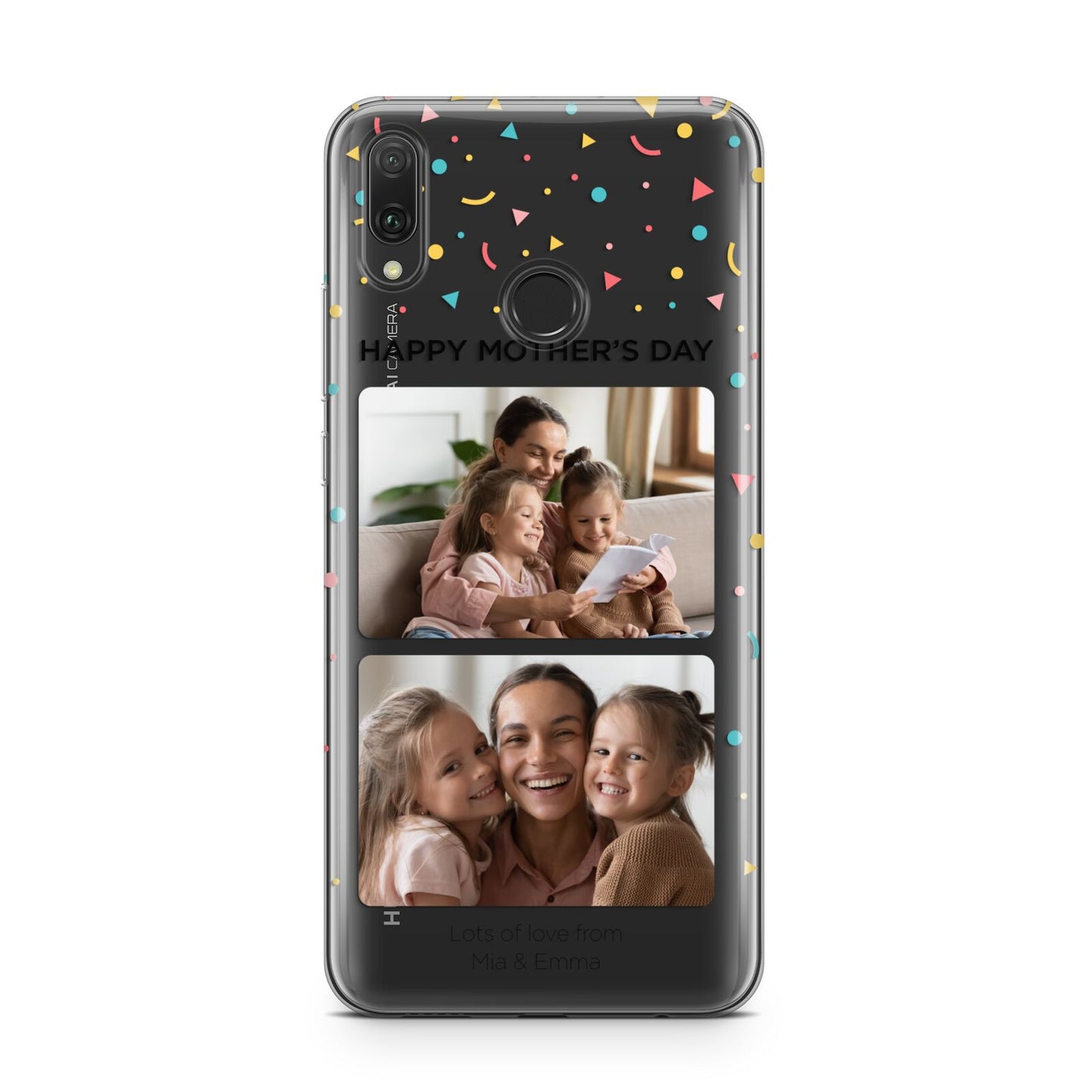 Mothers Day Confetti Photos with Names Huawei Y9 2019