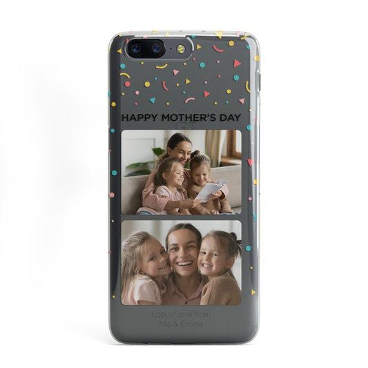 Mothers Day Confetti Photos with Names OnePlus Case