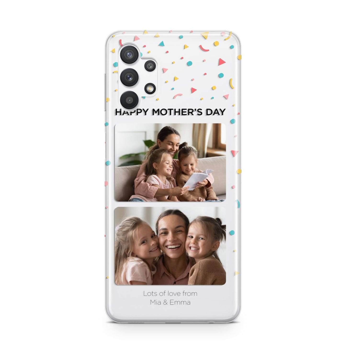 Mothers Day Confetti Photos with Names Samsung A32 5G Case