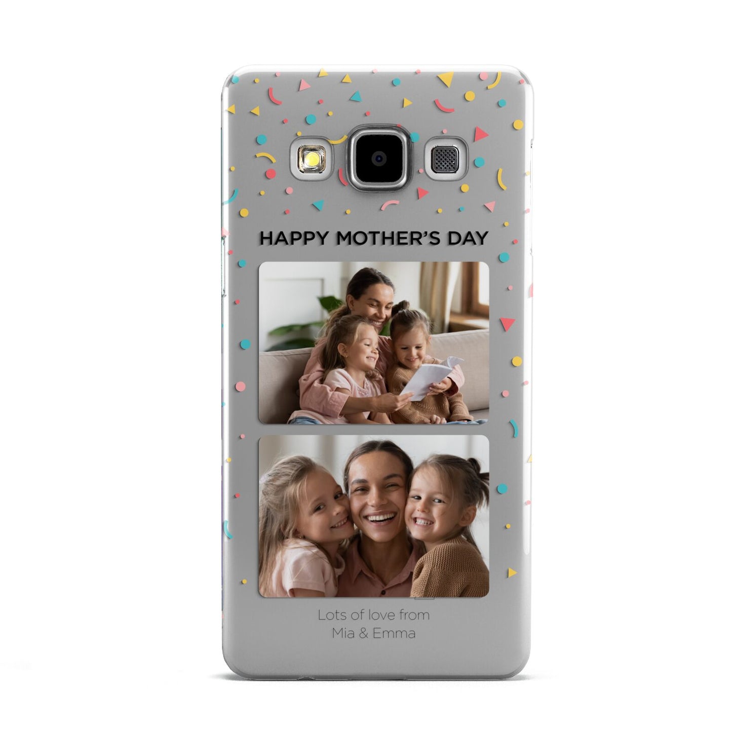 Mothers Day Confetti Photos with Names Samsung Galaxy A5 Case