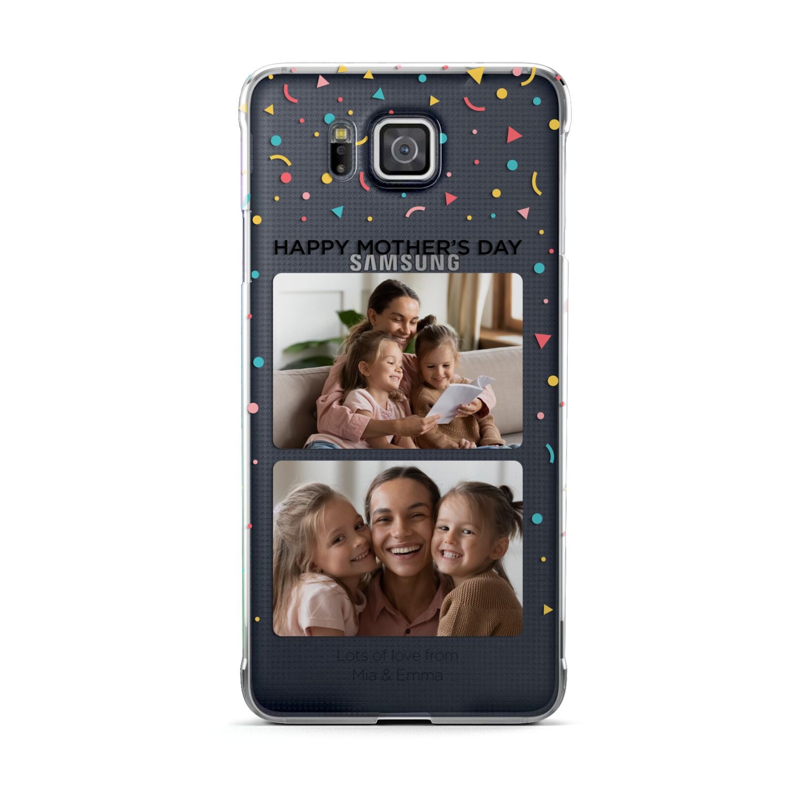 Mothers Day Confetti Photos with Names Samsung Galaxy Alpha Case