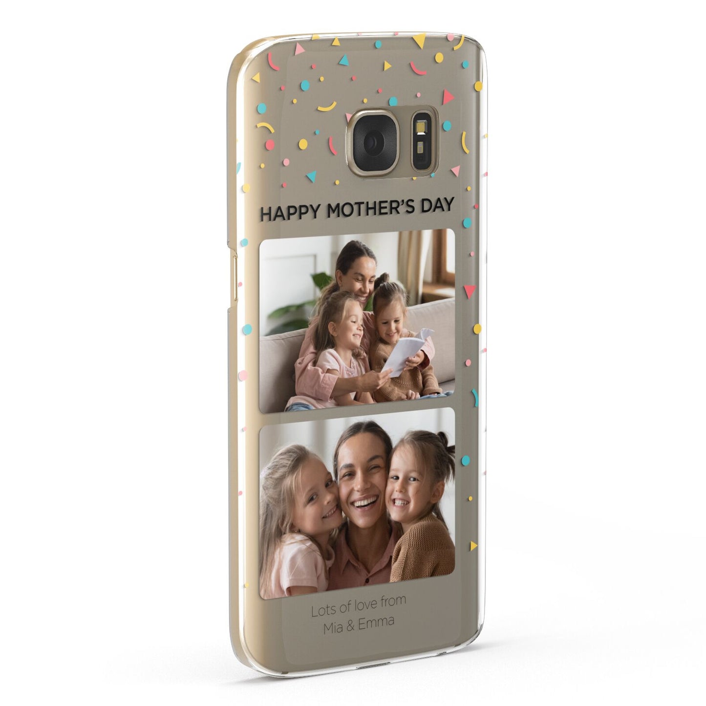 Mothers Day Confetti Photos with Names Samsung Galaxy Case Fourty Five Degrees