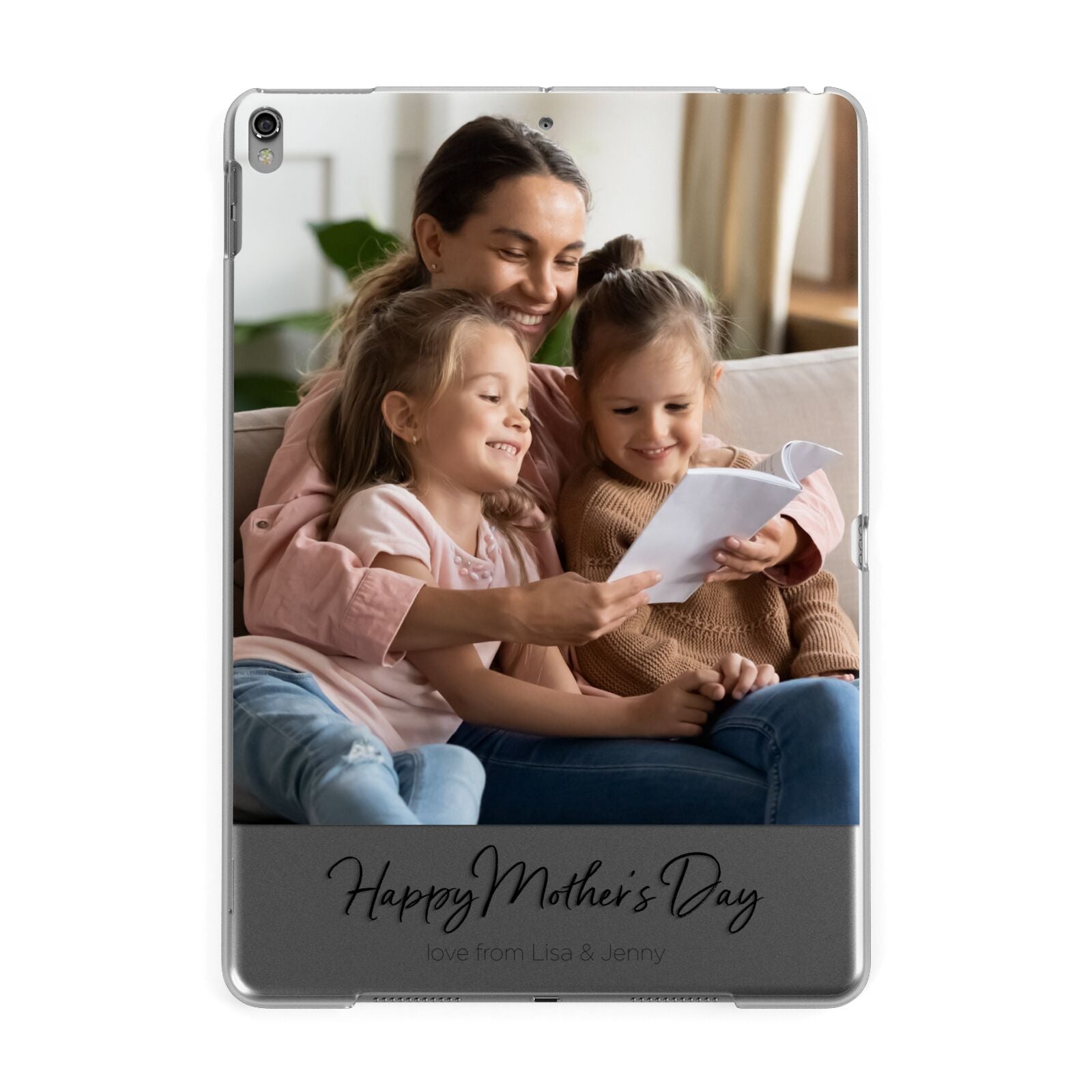 Mothers Day Family Photo Apple iPad Grey Case