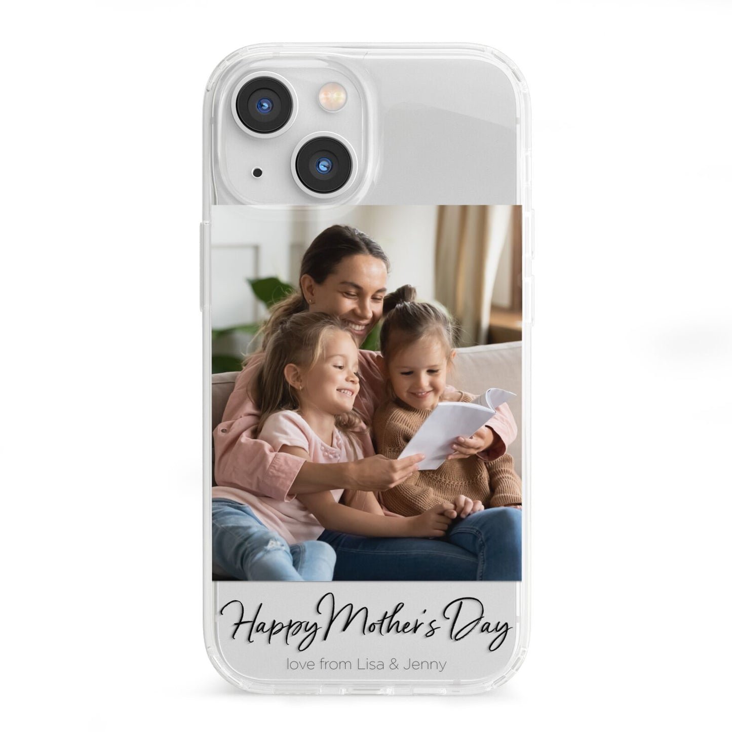 Mothers Day Family Photo iPhone 13 Mini Clear Bumper Case