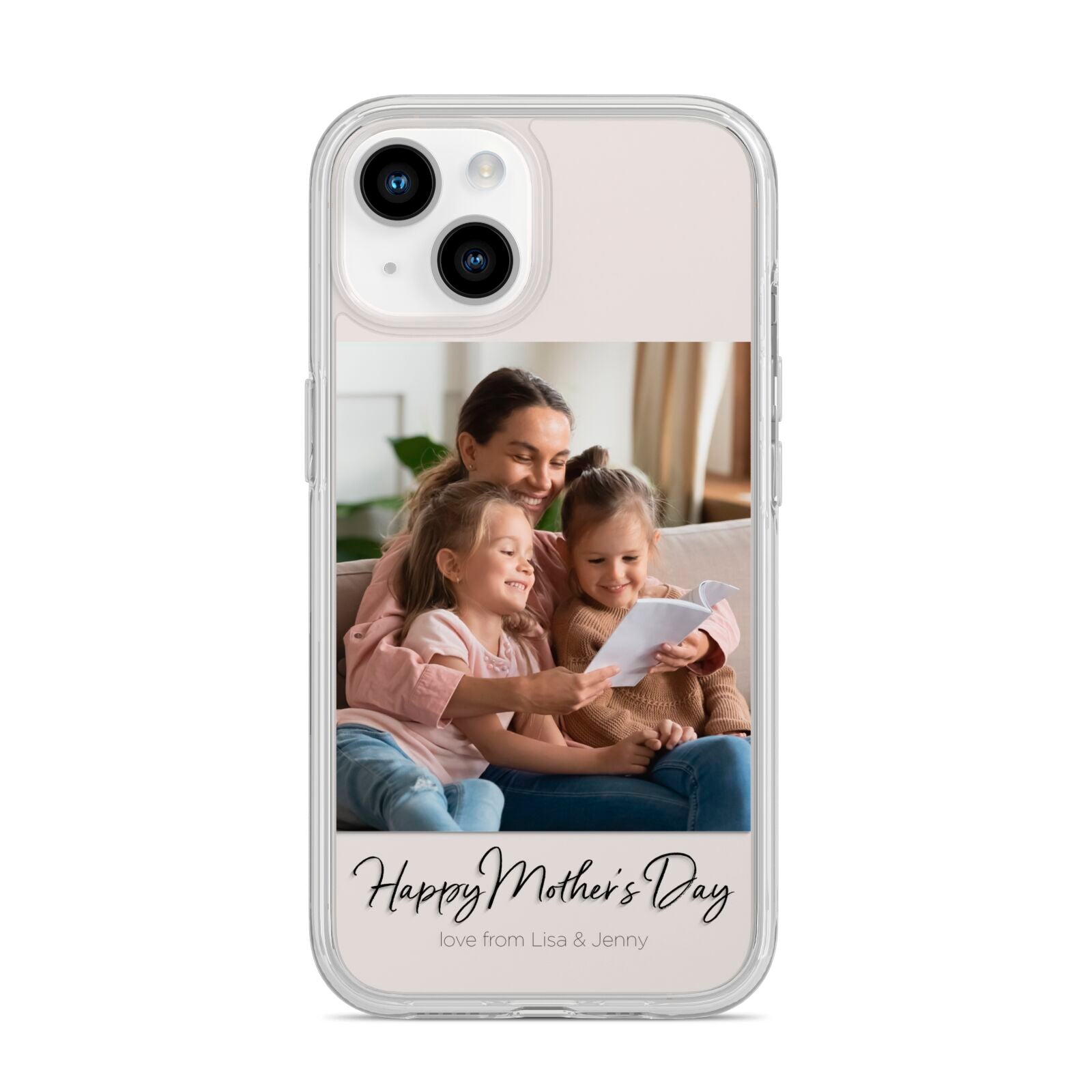 Mothers Day Family Photo iPhone 14 Clear Tough Case Starlight