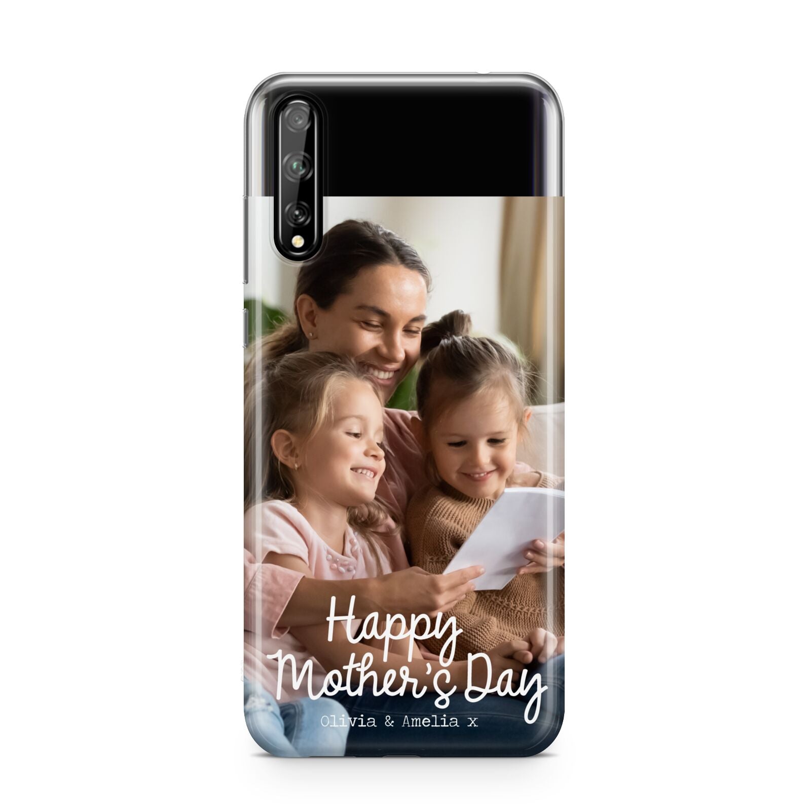 Mothers Day Family Photo with Names Huawei Enjoy 10s Phone Case