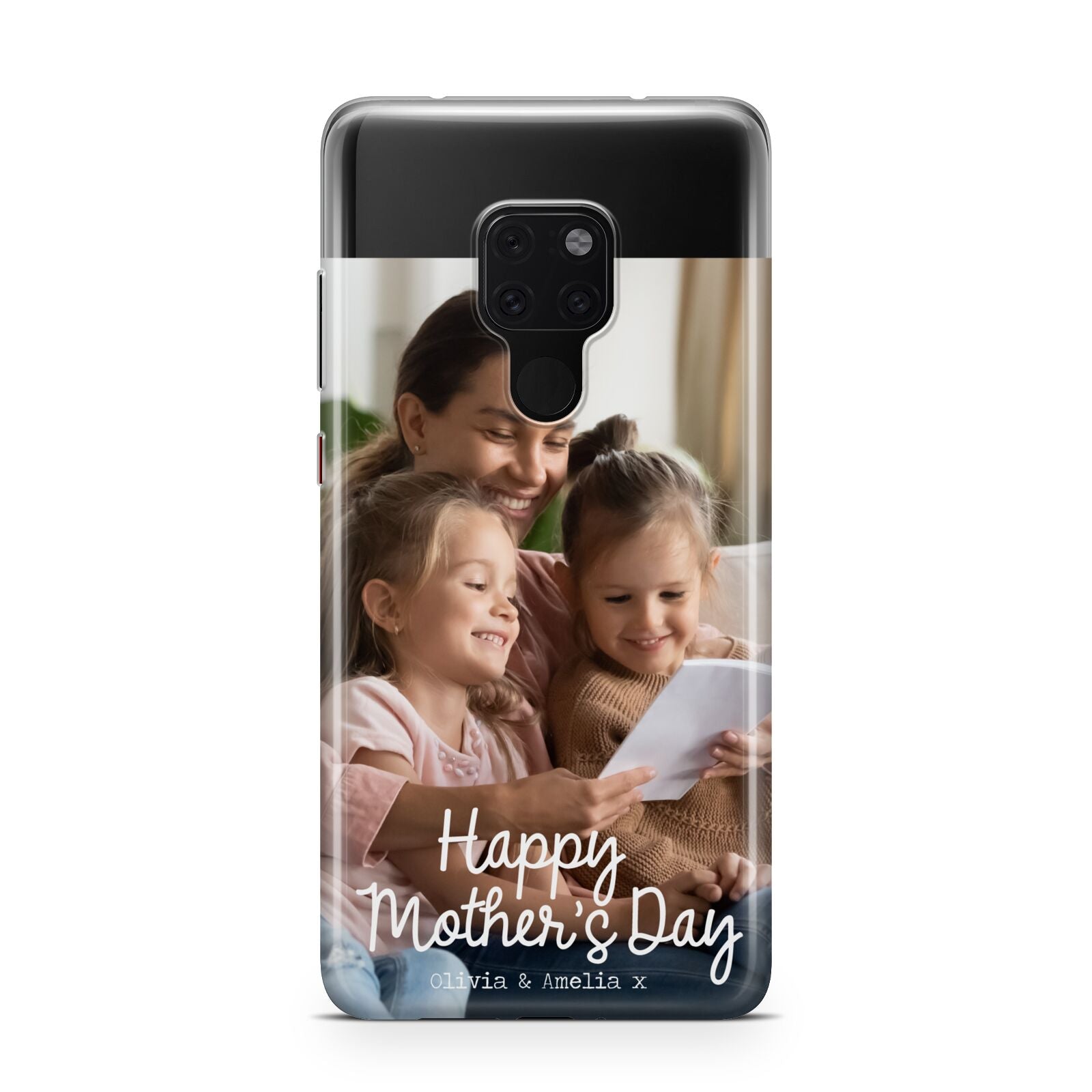 Mothers Day Family Photo with Names Huawei Mate 20 Phone Case