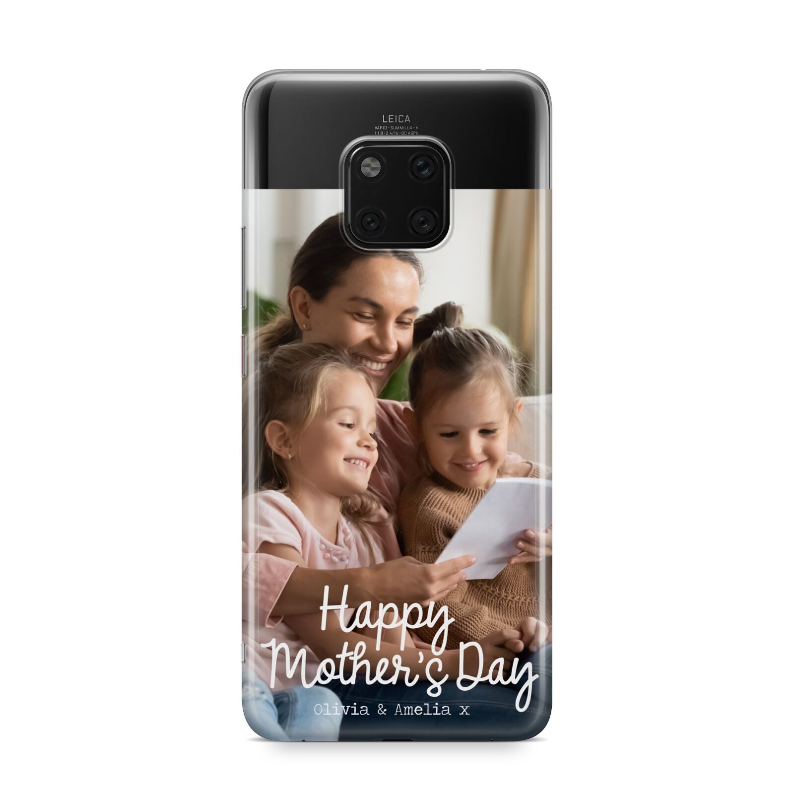 Mothers Day Family Photo with Names Huawei Mate 20 Pro Phone Case