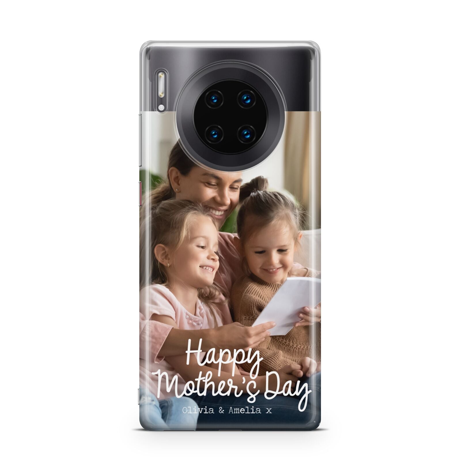 Mothers Day Family Photo with Names Huawei Mate 30 Pro Phone Case