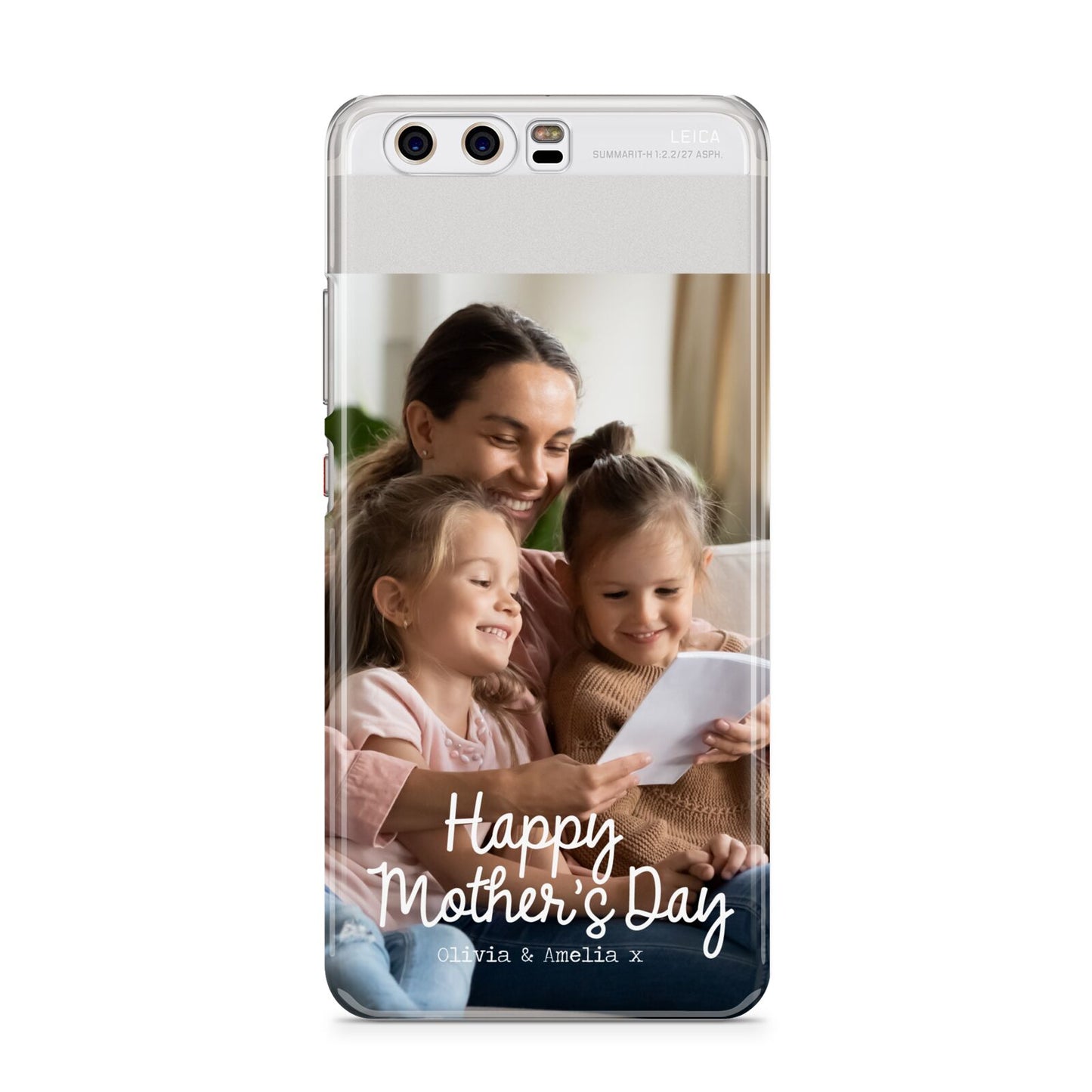 Mothers Day Family Photo with Names Huawei P10 Phone Case