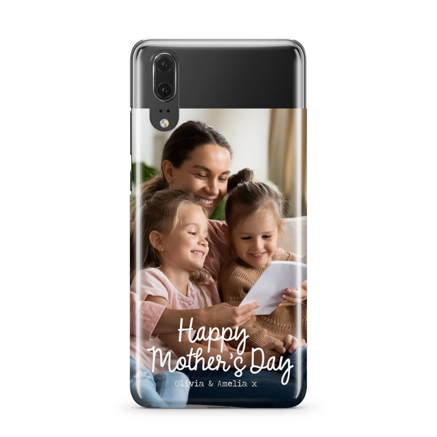 Mothers Day Family Photo with Names Huawei P20 Phone Case