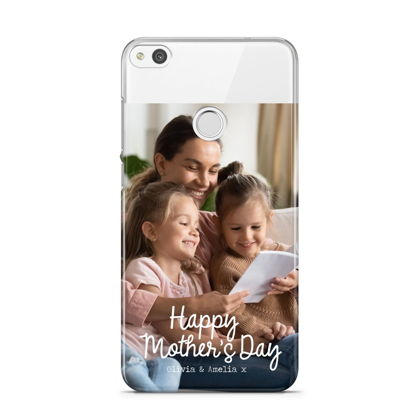 Mothers Day Family Photo with Names Huawei P8 Lite Case