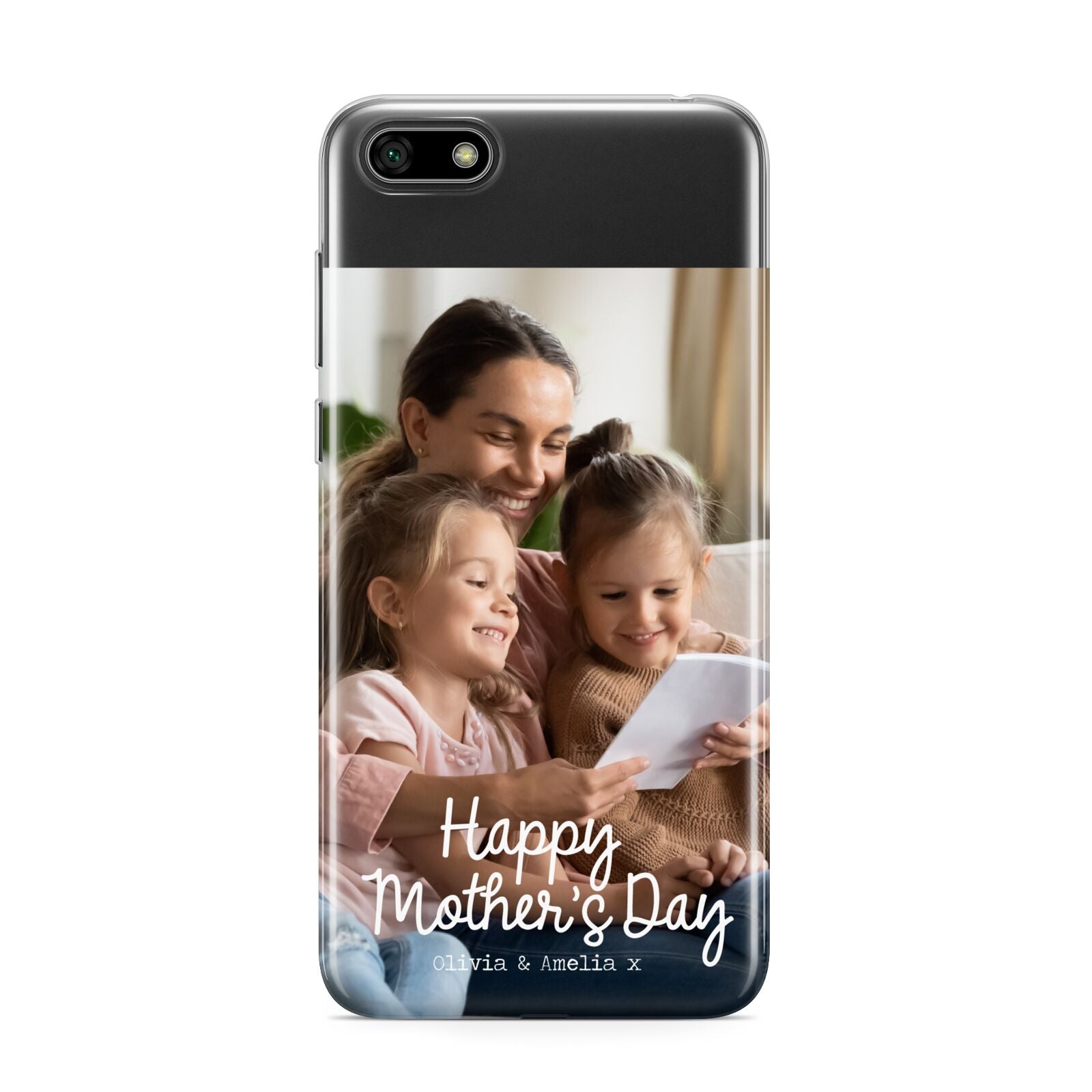 Mothers Day Family Photo with Names Huawei Y5 Prime 2018 Phone Case