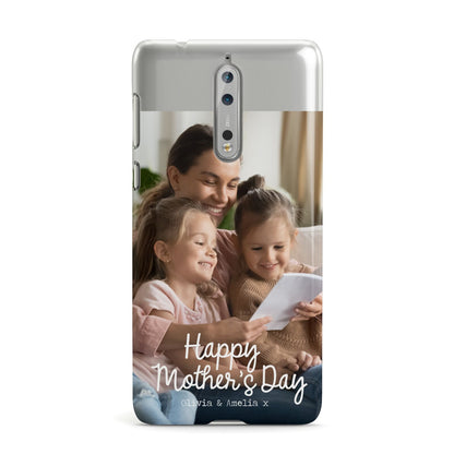 Mothers Day Family Photo with Names Nokia Case