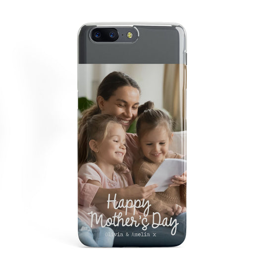 Mothers Day Family Photo with Names OnePlus Case