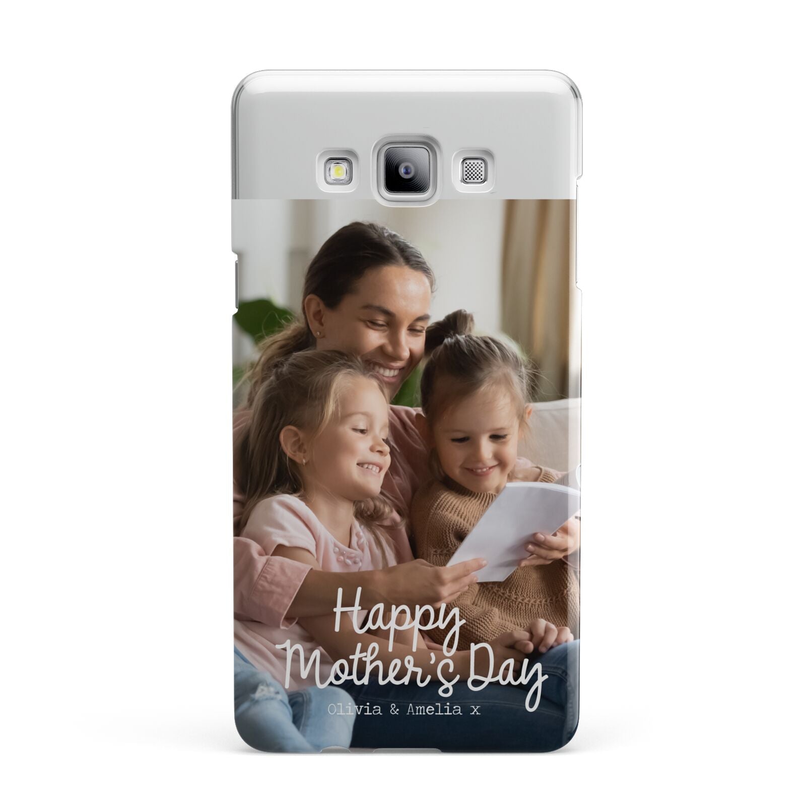 Mothers Day Family Photo with Names Samsung Galaxy A7 2015 Case