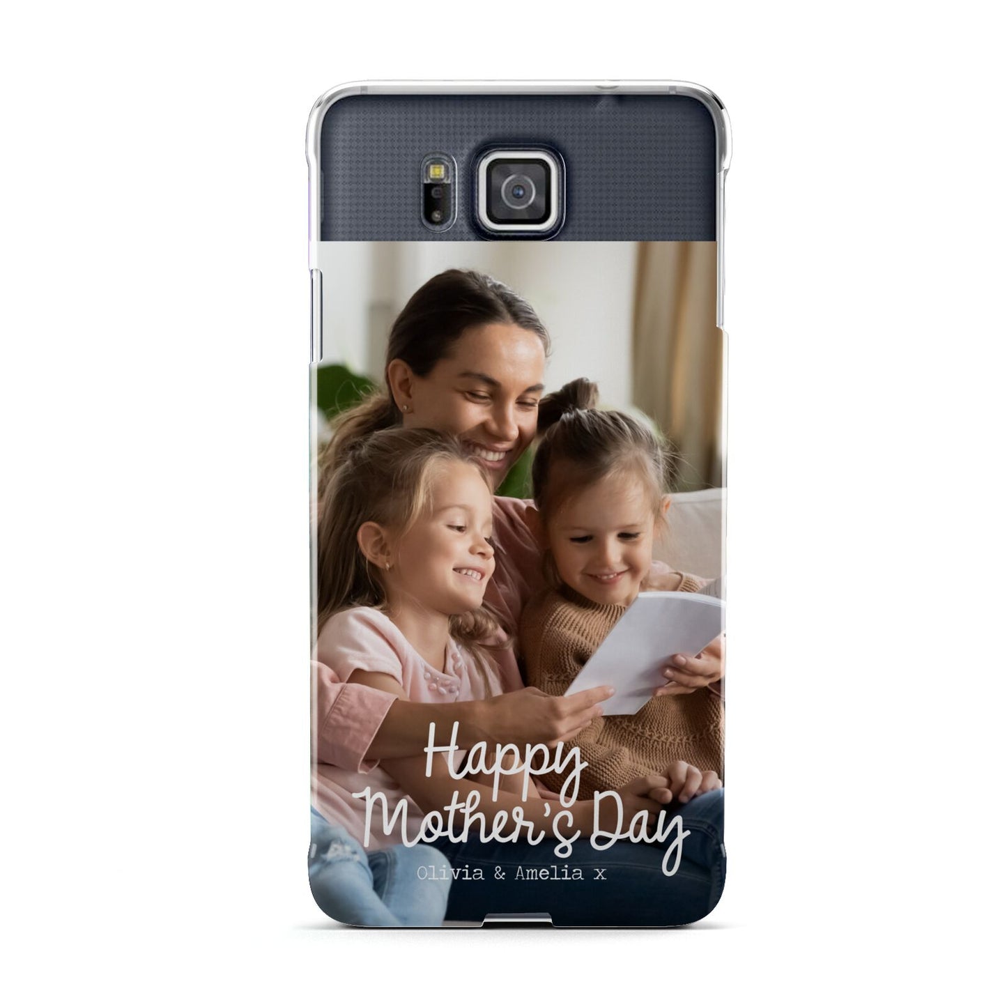 Mothers Day Family Photo with Names Samsung Galaxy Alpha Case