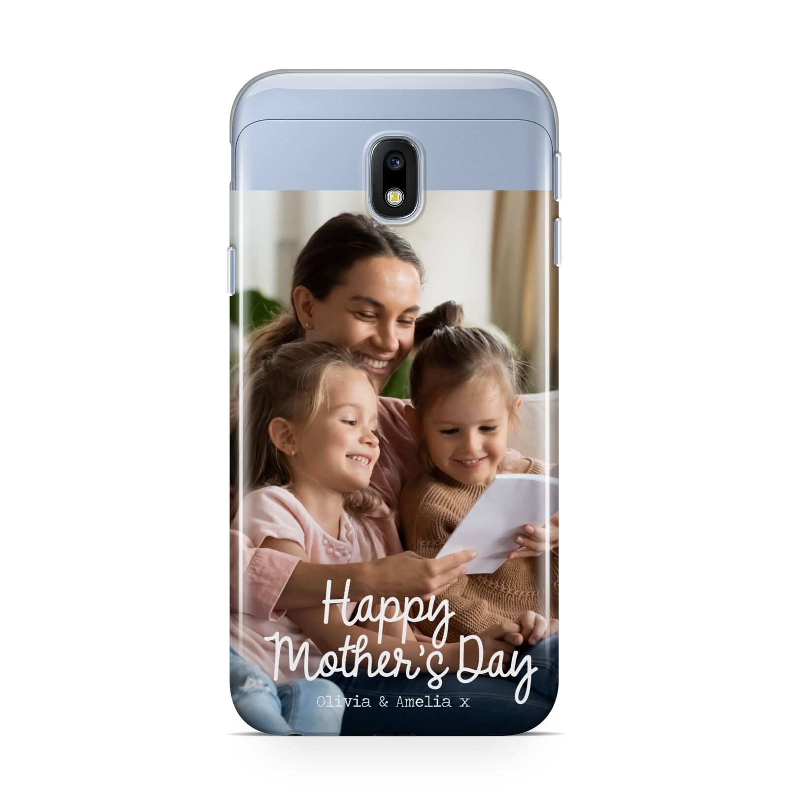 Mothers Day Family Photo with Names Samsung Galaxy J3 2017 Case