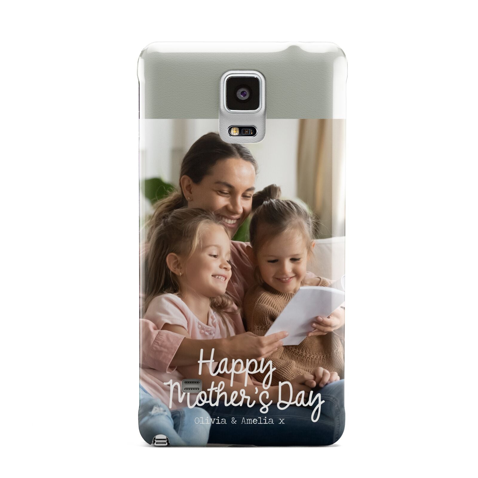 Mothers Day Family Photo with Names Samsung Galaxy Note 4 Case