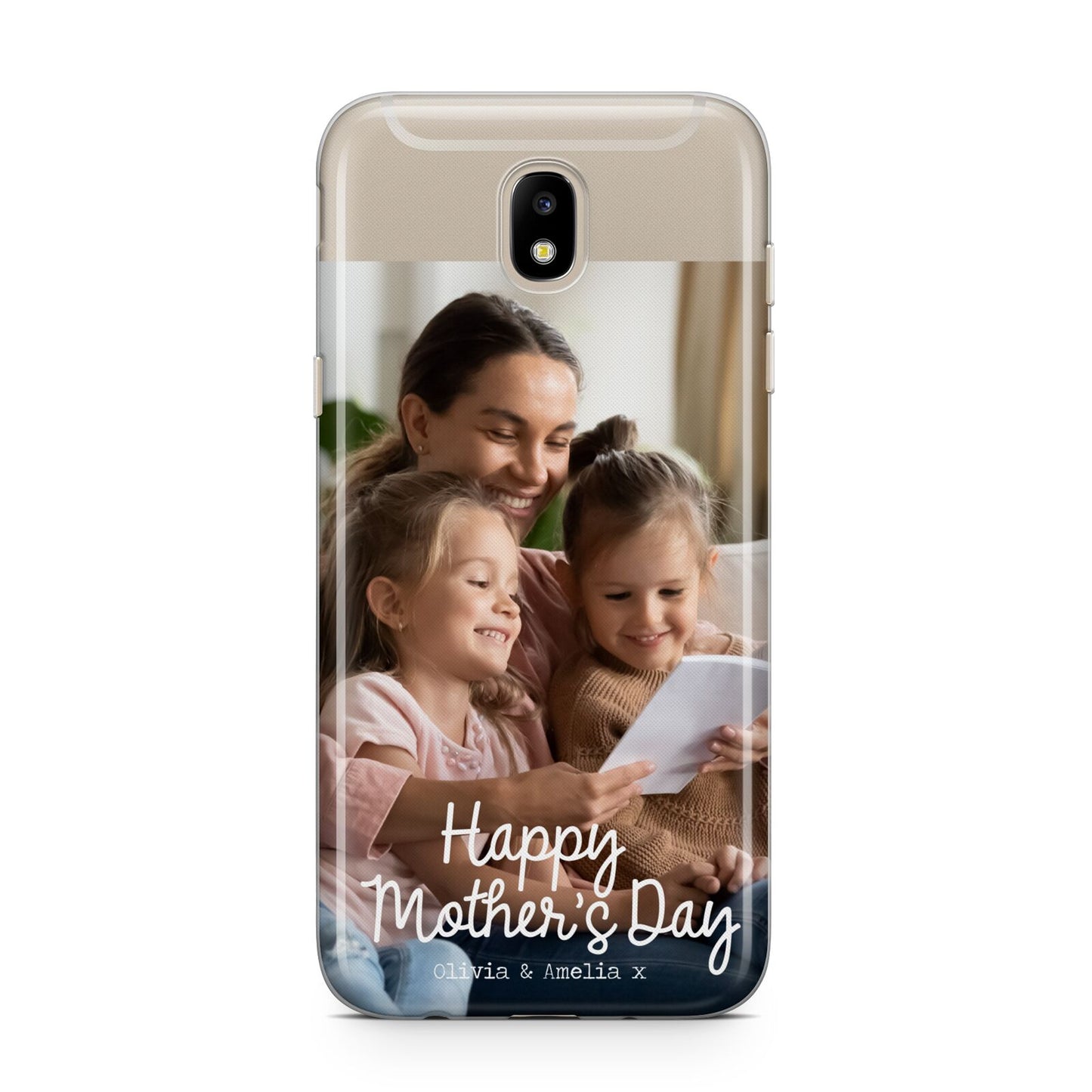 Mothers Day Family Photo with Names Samsung J5 2017 Case