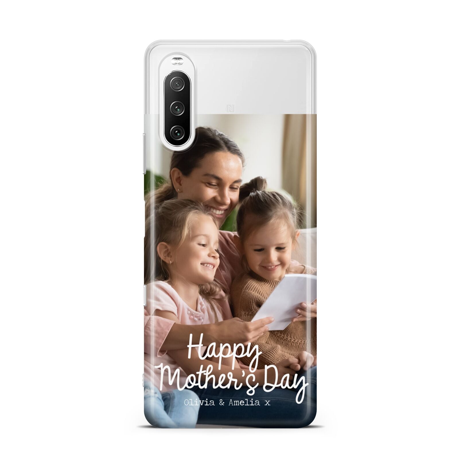 Mothers Day Family Photo with Names Sony Xperia 10 III Case