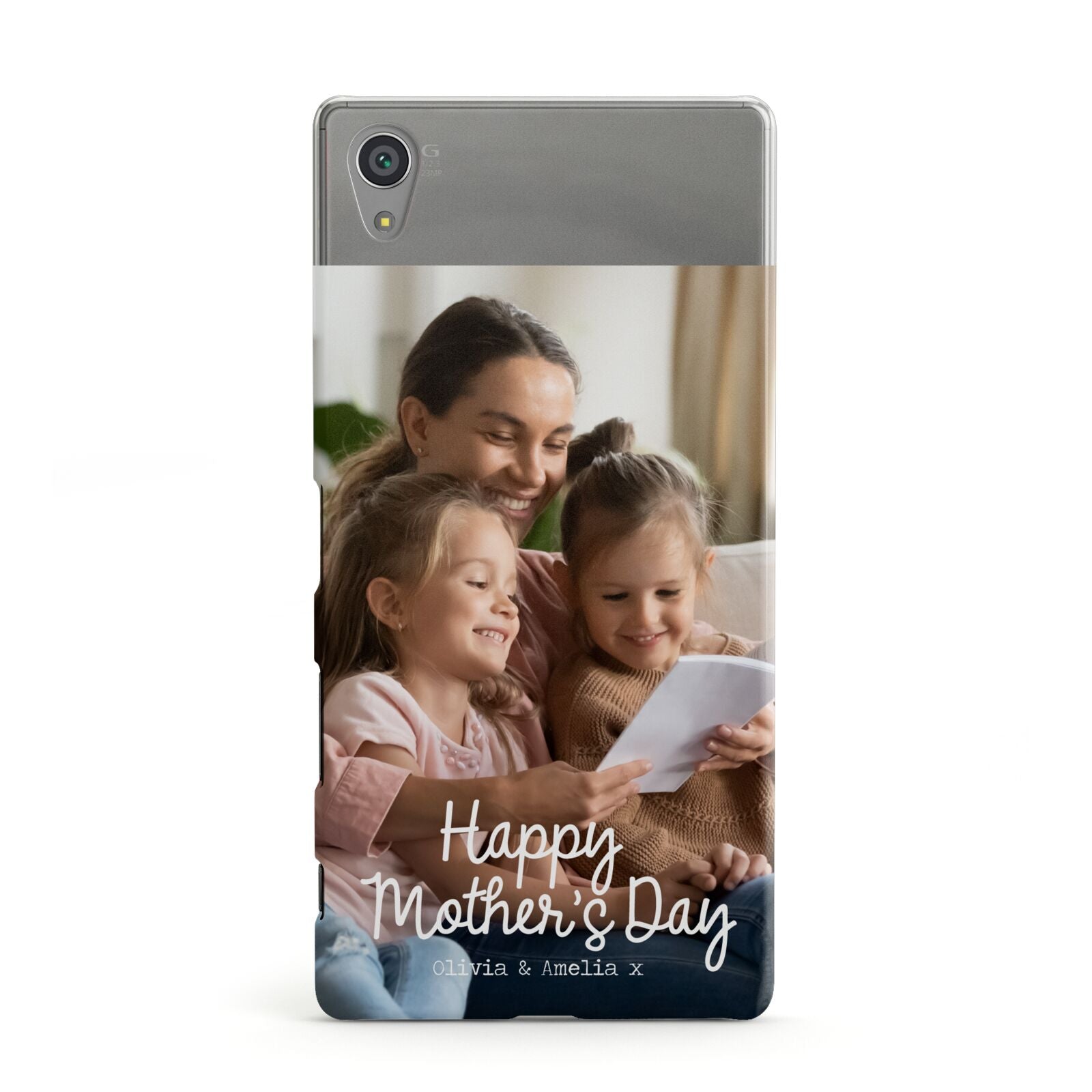 Mothers Day Family Photo with Names Sony Xperia Case