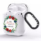 Mothers Day Flower Plaque AirPods Clear Case Side Image