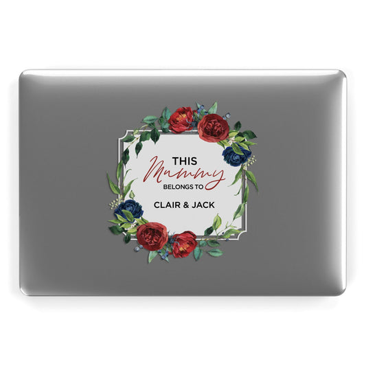 Mothers Day Flower Plaque Apple MacBook Case